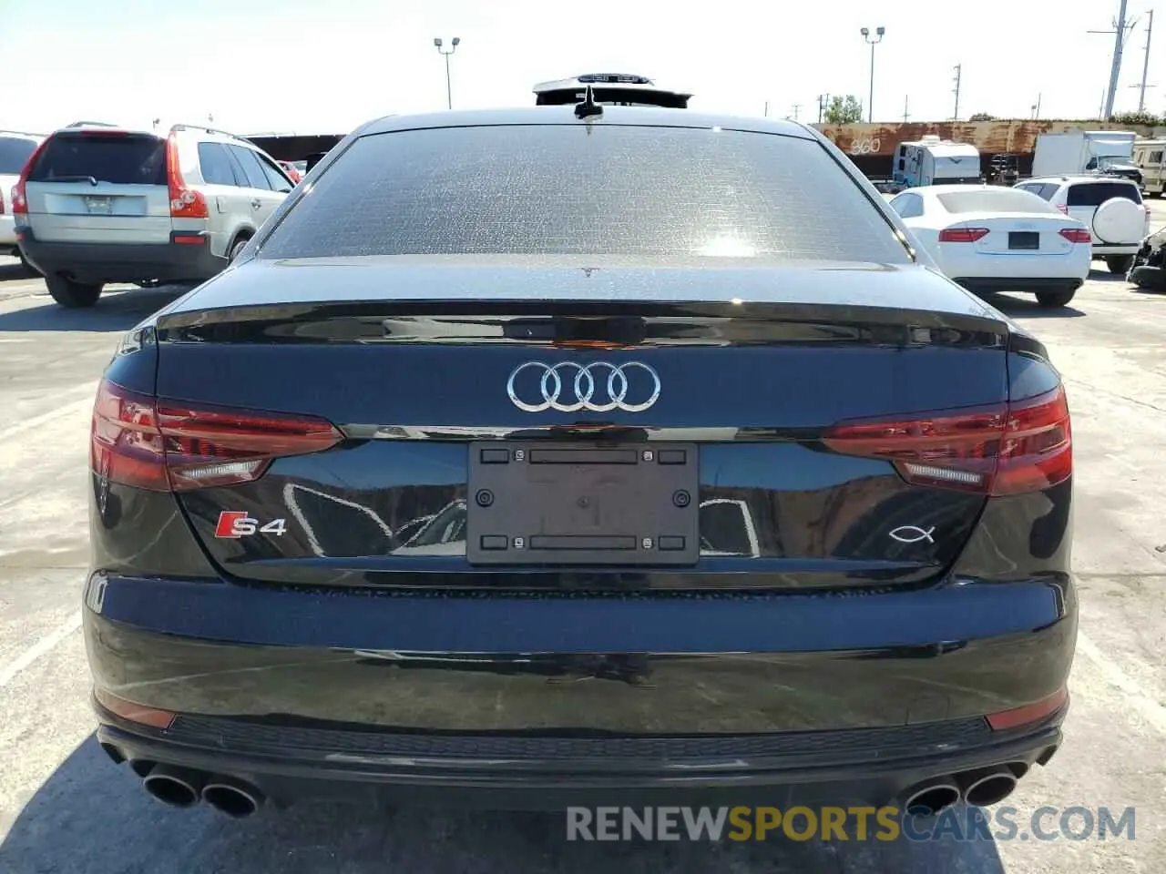 6 fotografías del automóvil dañado WAUB4AF40KA054826 AUDI S4/RS4 2019