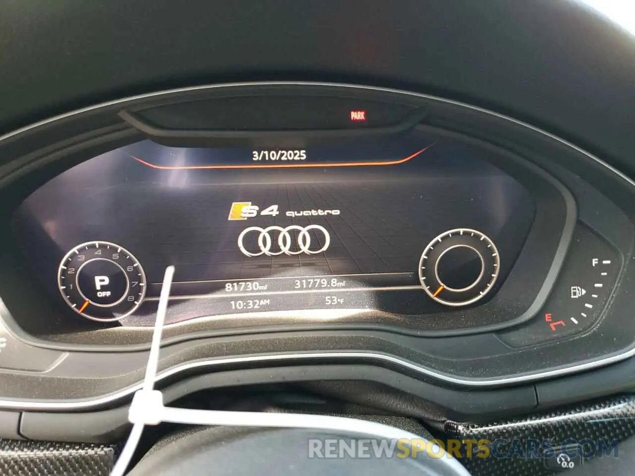 9 fotografías del automóvil dañado WAUB4AF44KA114767 AUDI S4/RS4 2019