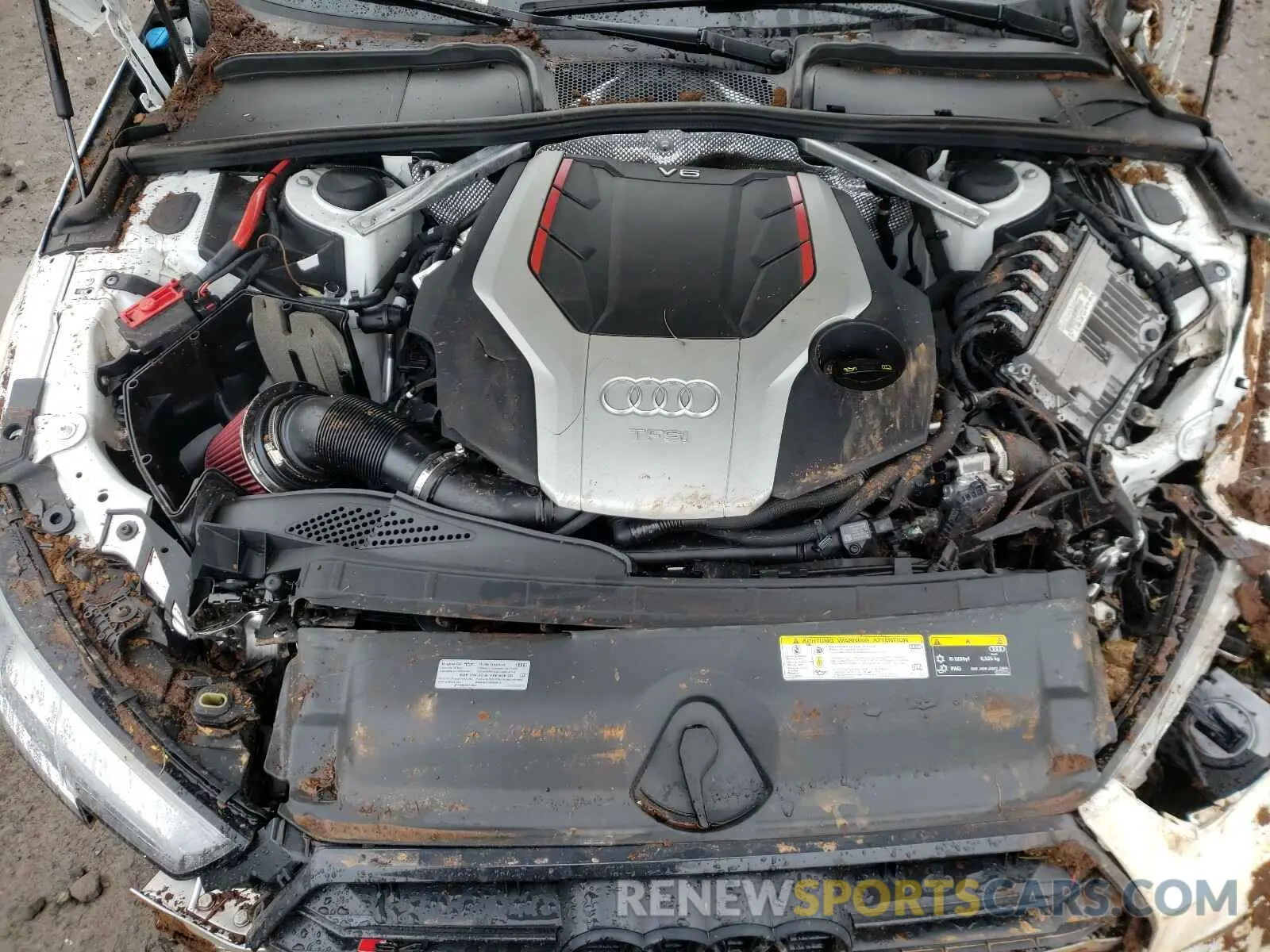 7 fotografías del automóvil dañado WAUB4AF48KA069283 AUDI S4/RS4 2019