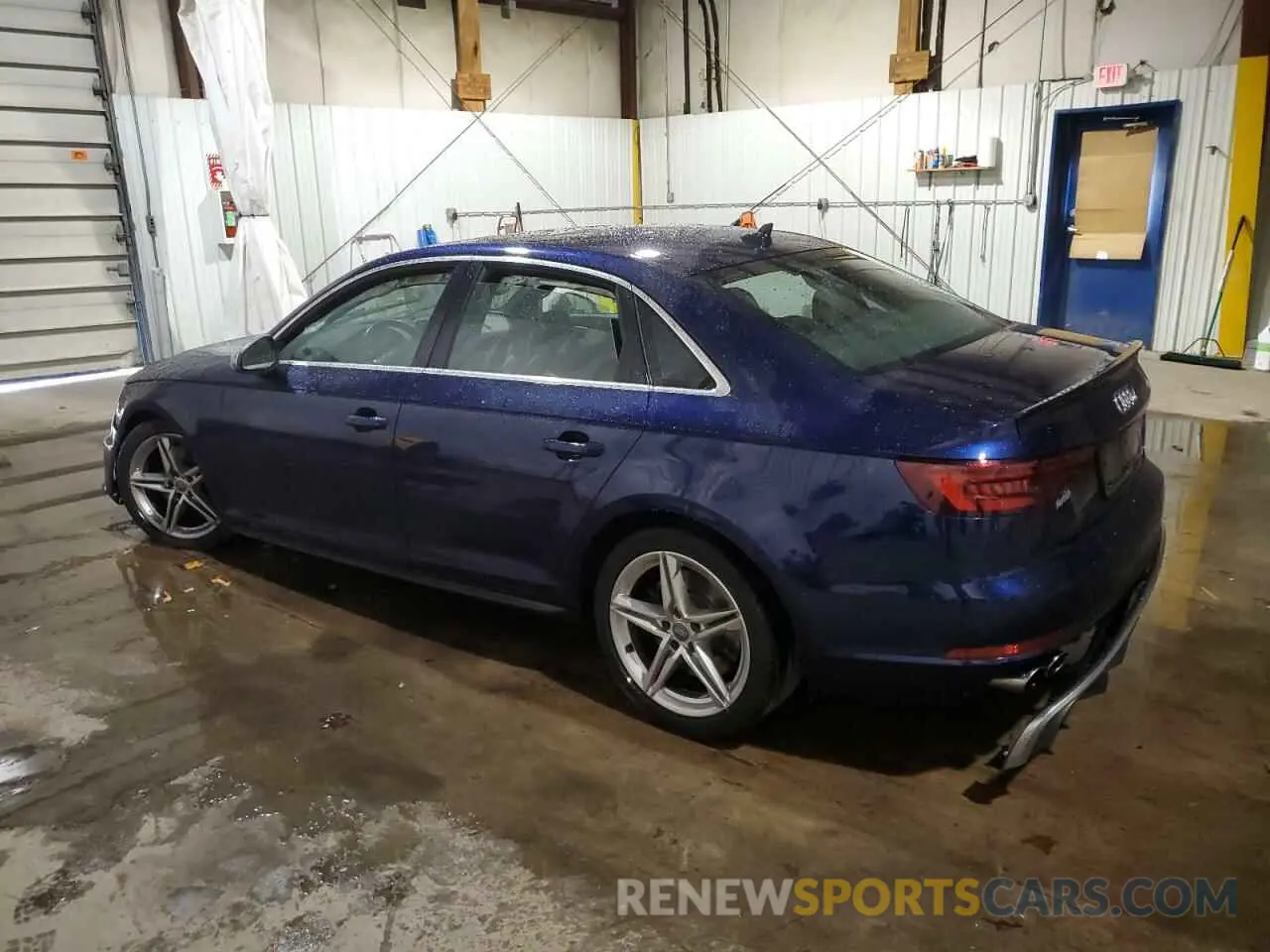 2 fotografías del automóvil dañado WAUB4AF4XKA002104 AUDI S4/RS4 2019