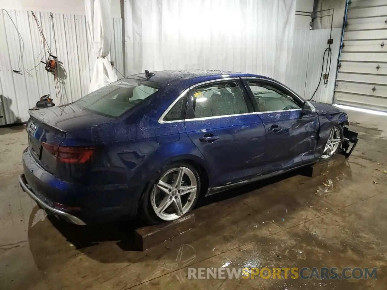 3 fotografías del automóvil dañado WAUB4AF4XKA002104 AUDI S4/RS4 2019