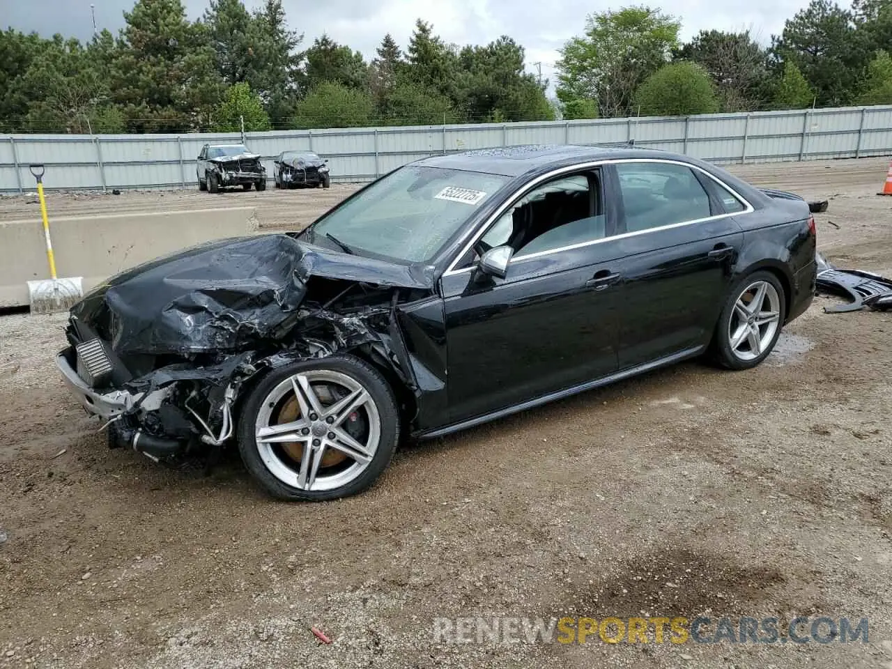 1 fotografías del automóvil dañado WAUC4AF46KA116993 AUDI S4/RS4 2019