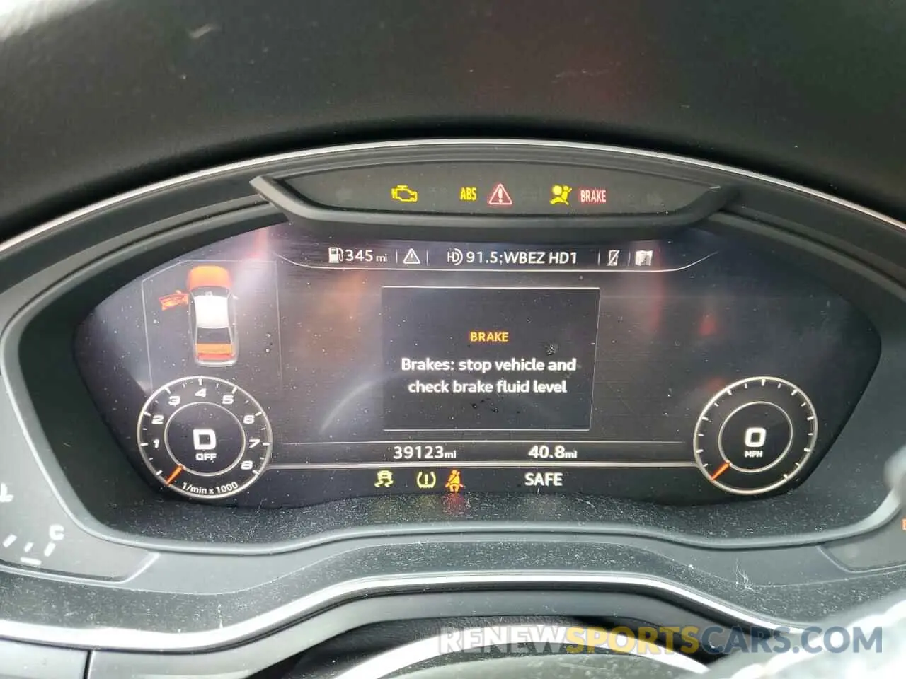 9 fotografías del automóvil dañado WAUC4AF46KA116993 AUDI S4/RS4 2019