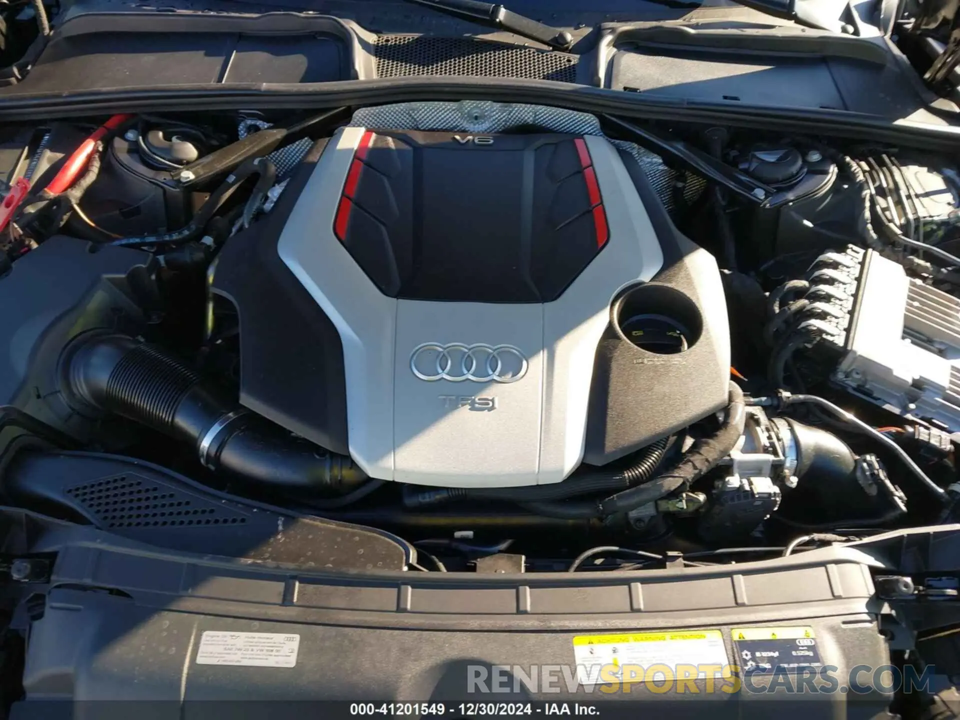 10 fotografías del automóvil dañado WAU24GF56KN001097 AUDI S5 2019