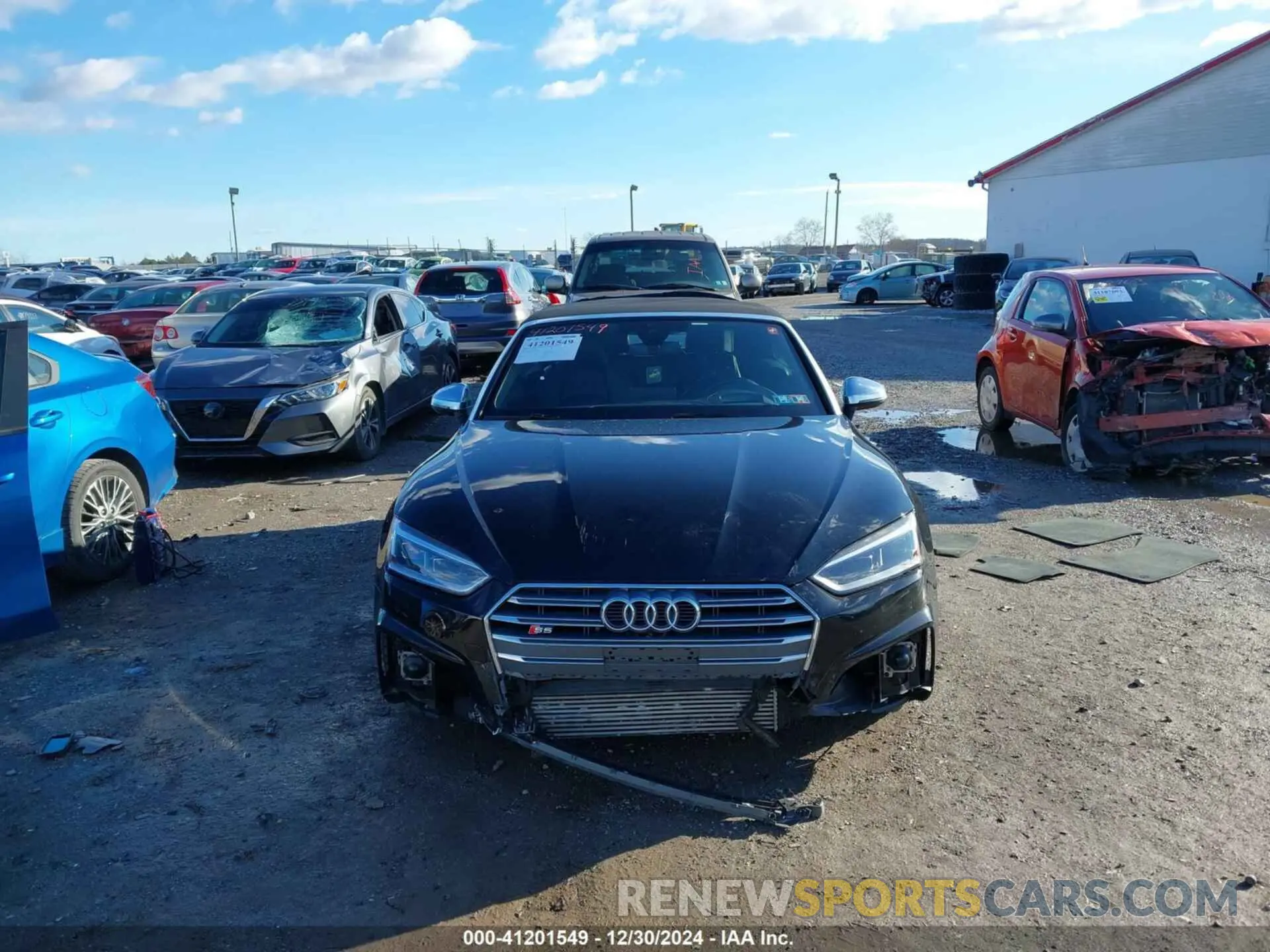 11 fotografías del automóvil dañado WAU24GF56KN001097 AUDI S5 2019