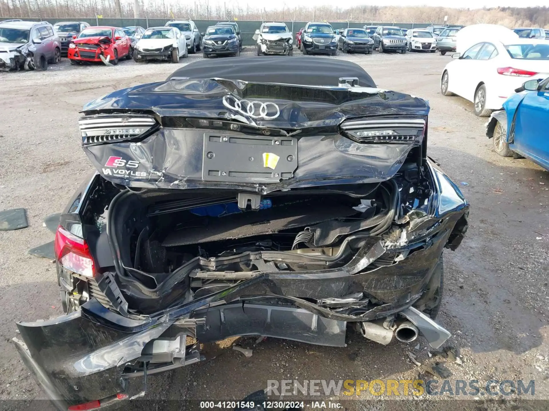 15 fotografías del automóvil dañado WAU24GF56KN001097 AUDI S5 2019