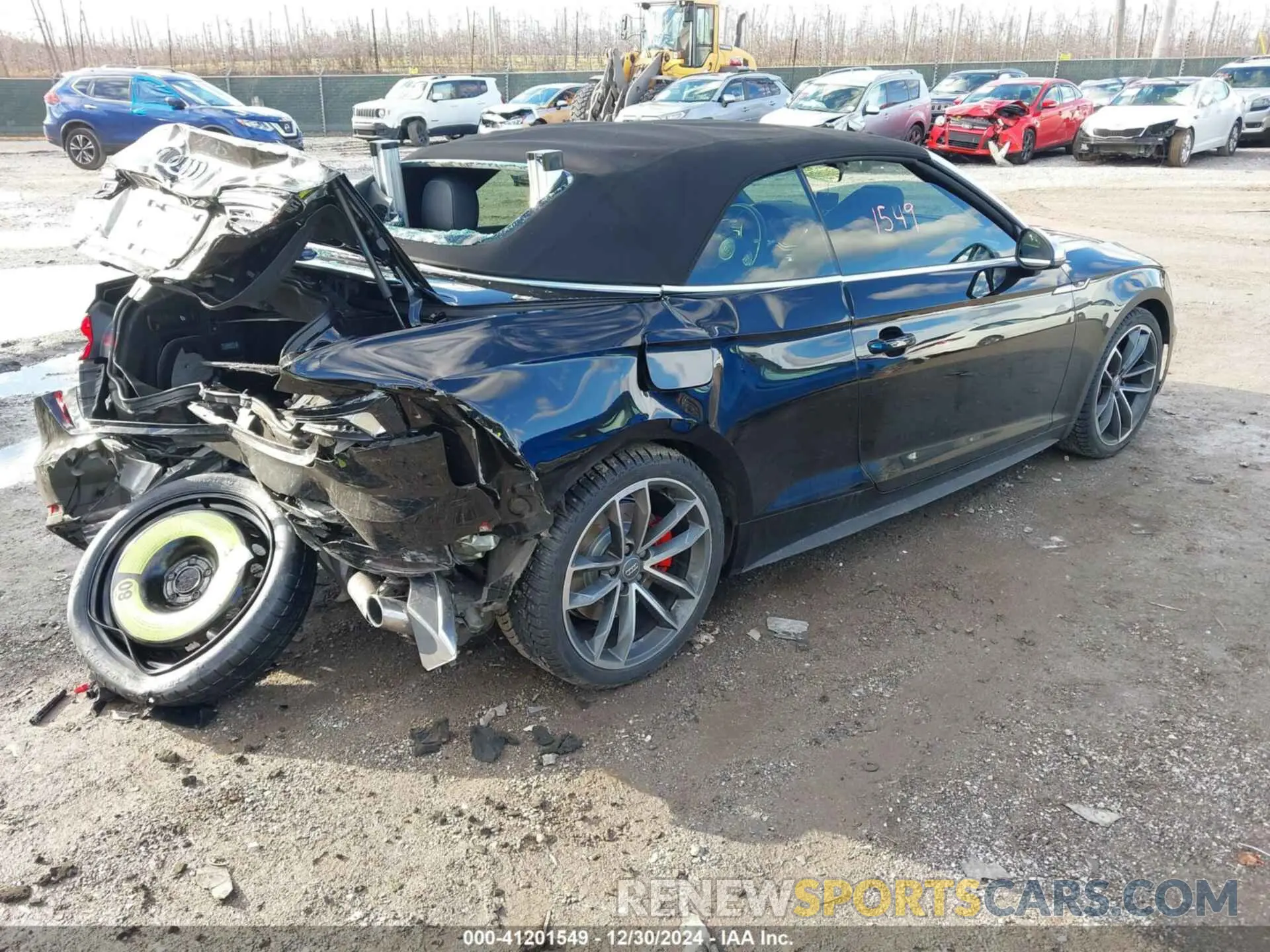 4 fotografías del automóvil dañado WAU24GF56KN001097 AUDI S5 2019