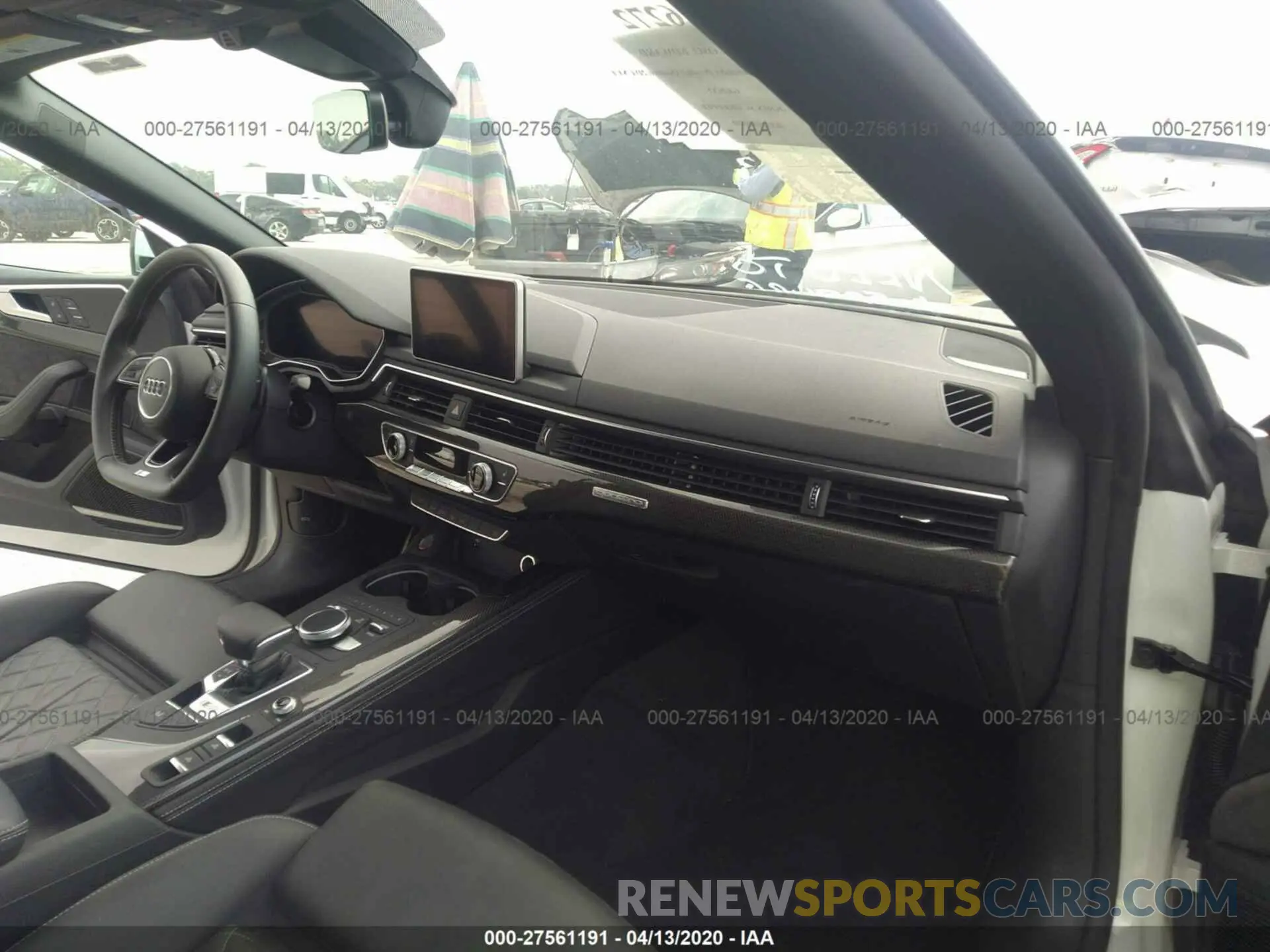 5 fotografías del automóvil dañado WAU24GF56KN005022 AUDI S5 2019