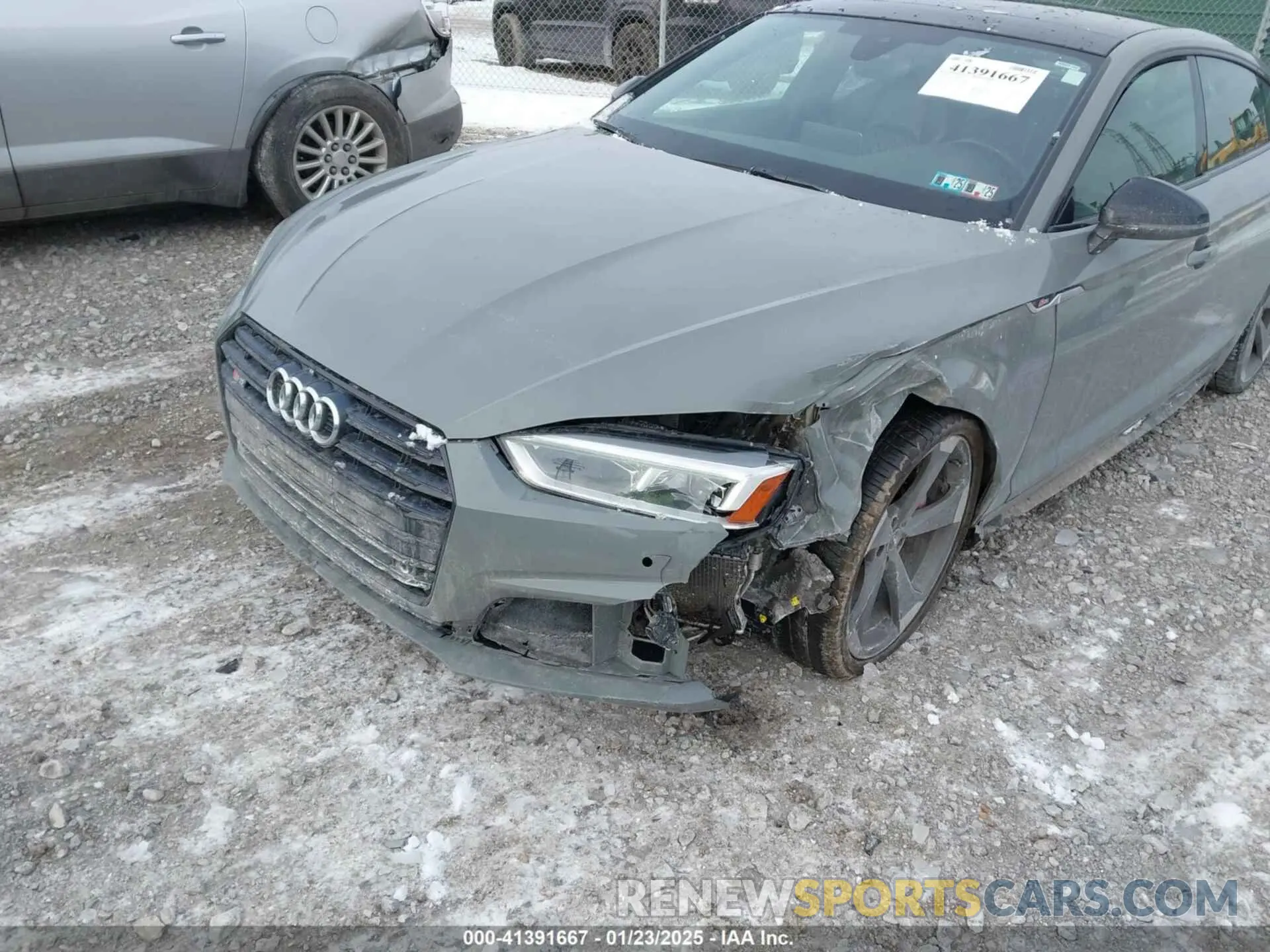 6 fotografías del automóvil dañado WAUB4CF50KA005100 AUDI S5 2019
