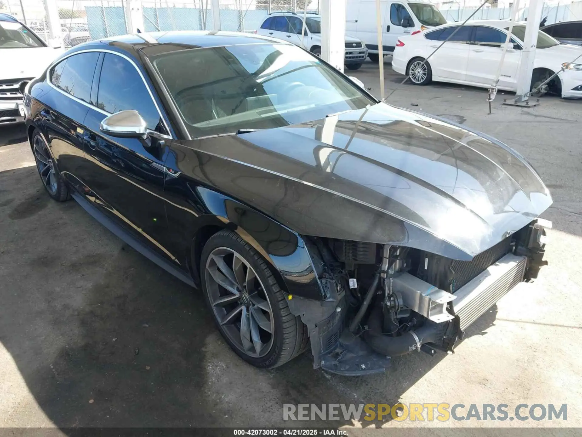 1 fotografías del automóvil dañado WAUB4CF50KA090648 AUDI S5 2019