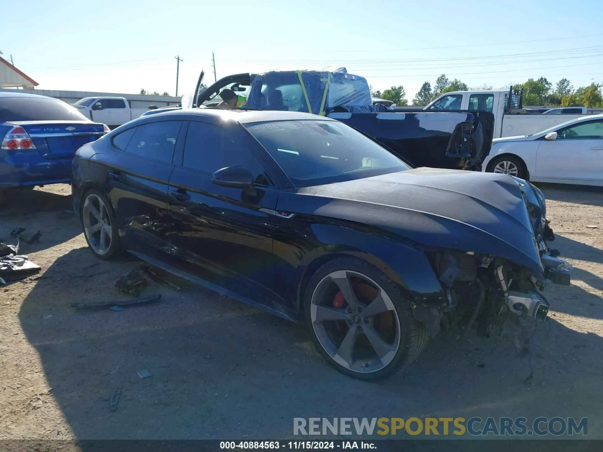 1 fotografías del automóvil dañado WAUB4CF50KA095302 AUDI S5 2019
