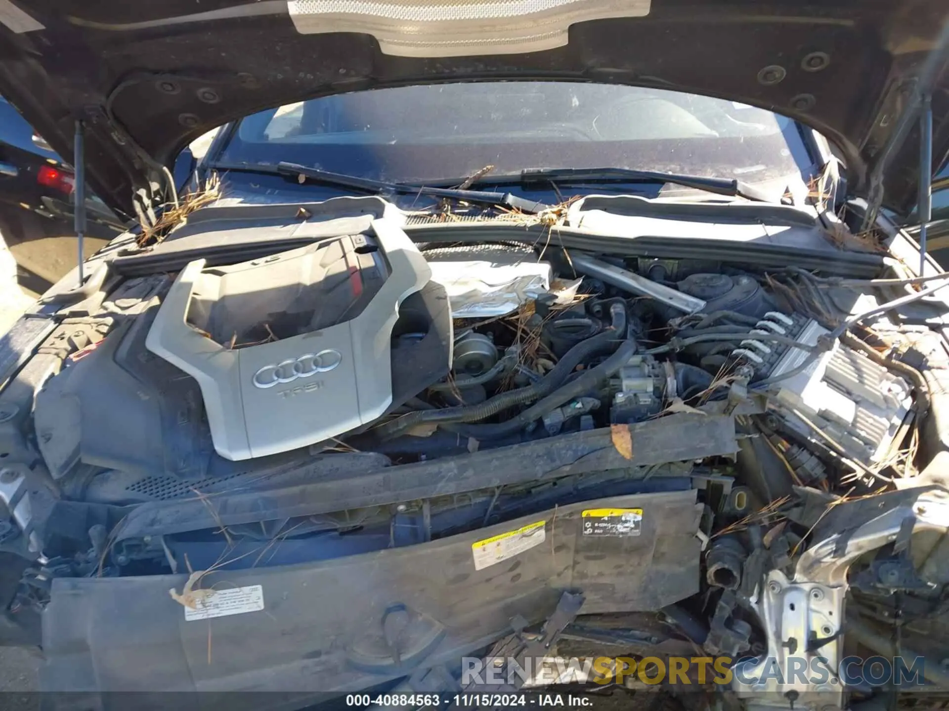 10 fotografías del automóvil dañado WAUB4CF50KA095302 AUDI S5 2019