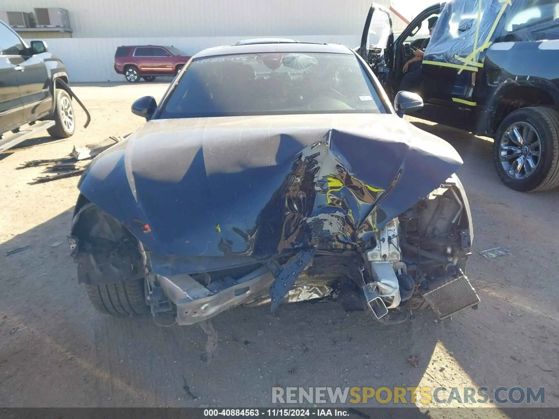 13 fotografías del automóvil dañado WAUB4CF50KA095302 AUDI S5 2019
