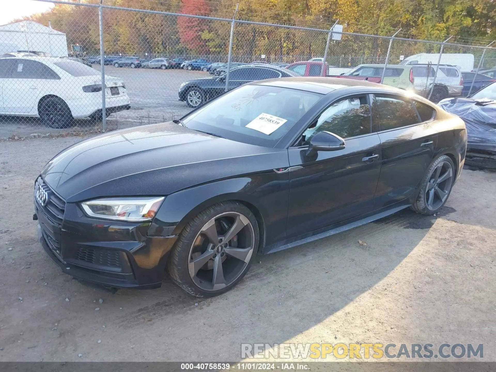 2 fotografías del automóvil dañado WAUB4CF54KA052517 AUDI S5 2019
