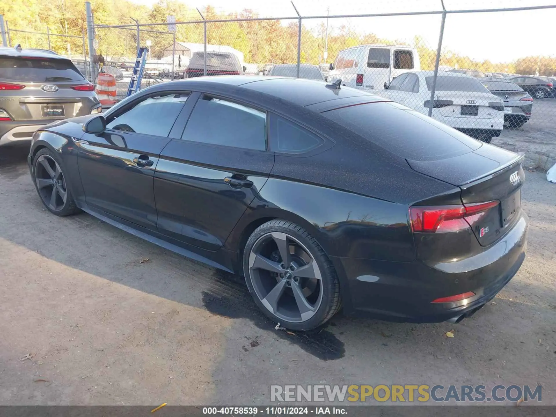3 fotografías del automóvil dañado WAUB4CF54KA052517 AUDI S5 2019