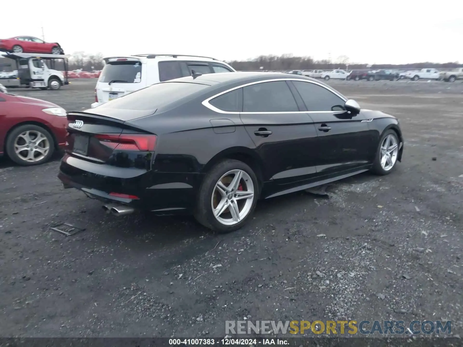 4 fotografías del automóvil dañado WAUB4CF55KA069388 AUDI S5 2019