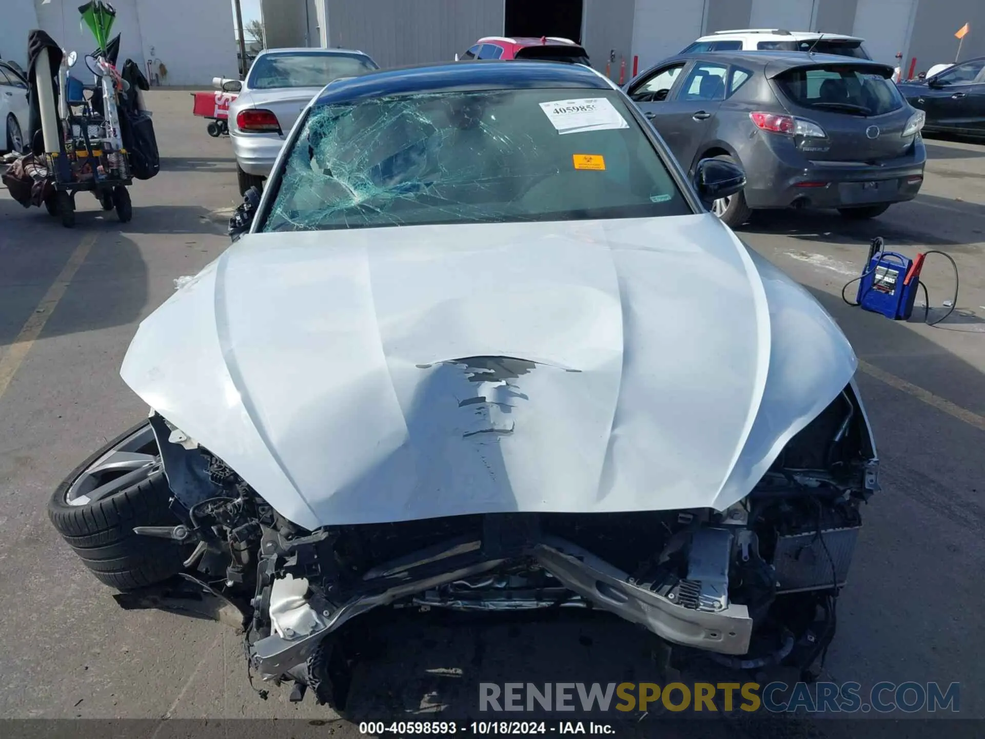 11 fotografías del automóvil dañado WAUB4CF56KA002654 AUDI S5 2019