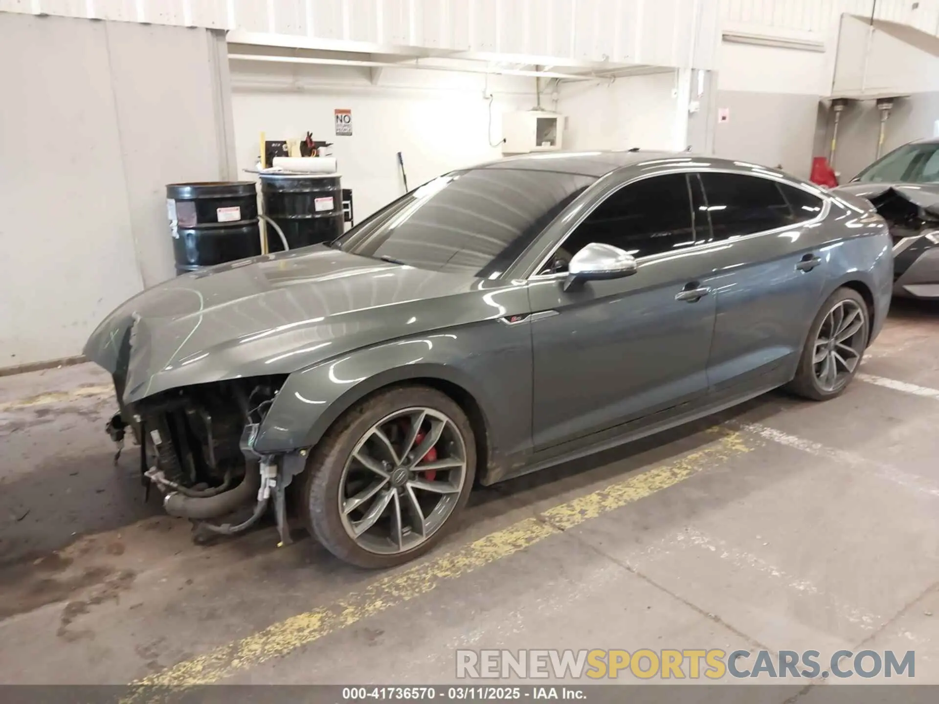 2 fotografías del automóvil dañado WAUB4CF58KA042802 AUDI S5 2019