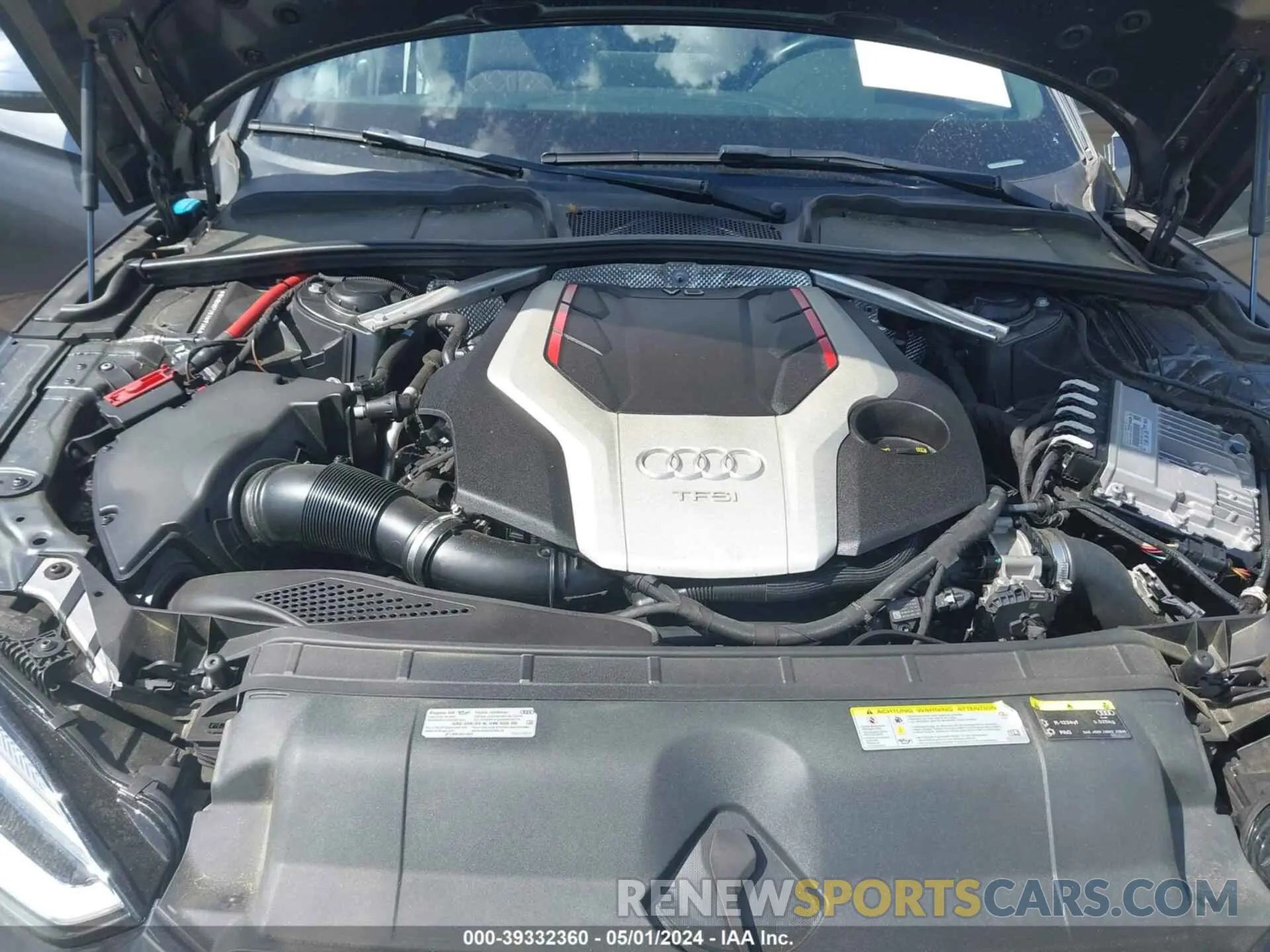 10 fotografías del automóvil dañado WAUB4CF59KA015866 AUDI S5 2019