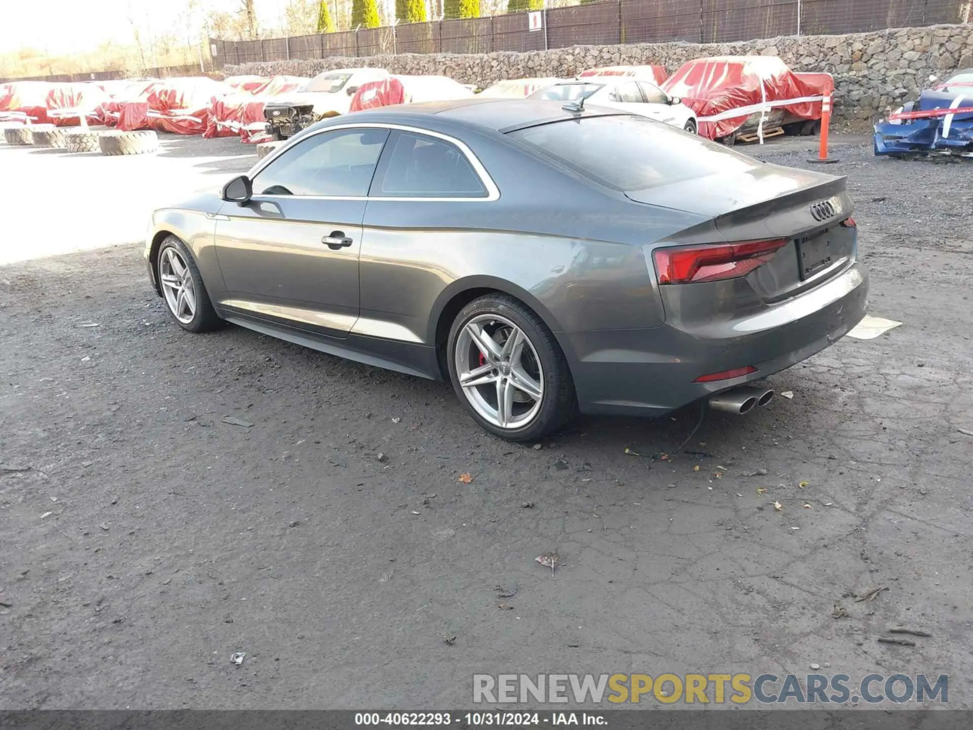 3 fotografías del automóvil dañado WAUP4AF5XKA002277 AUDI S5 2019