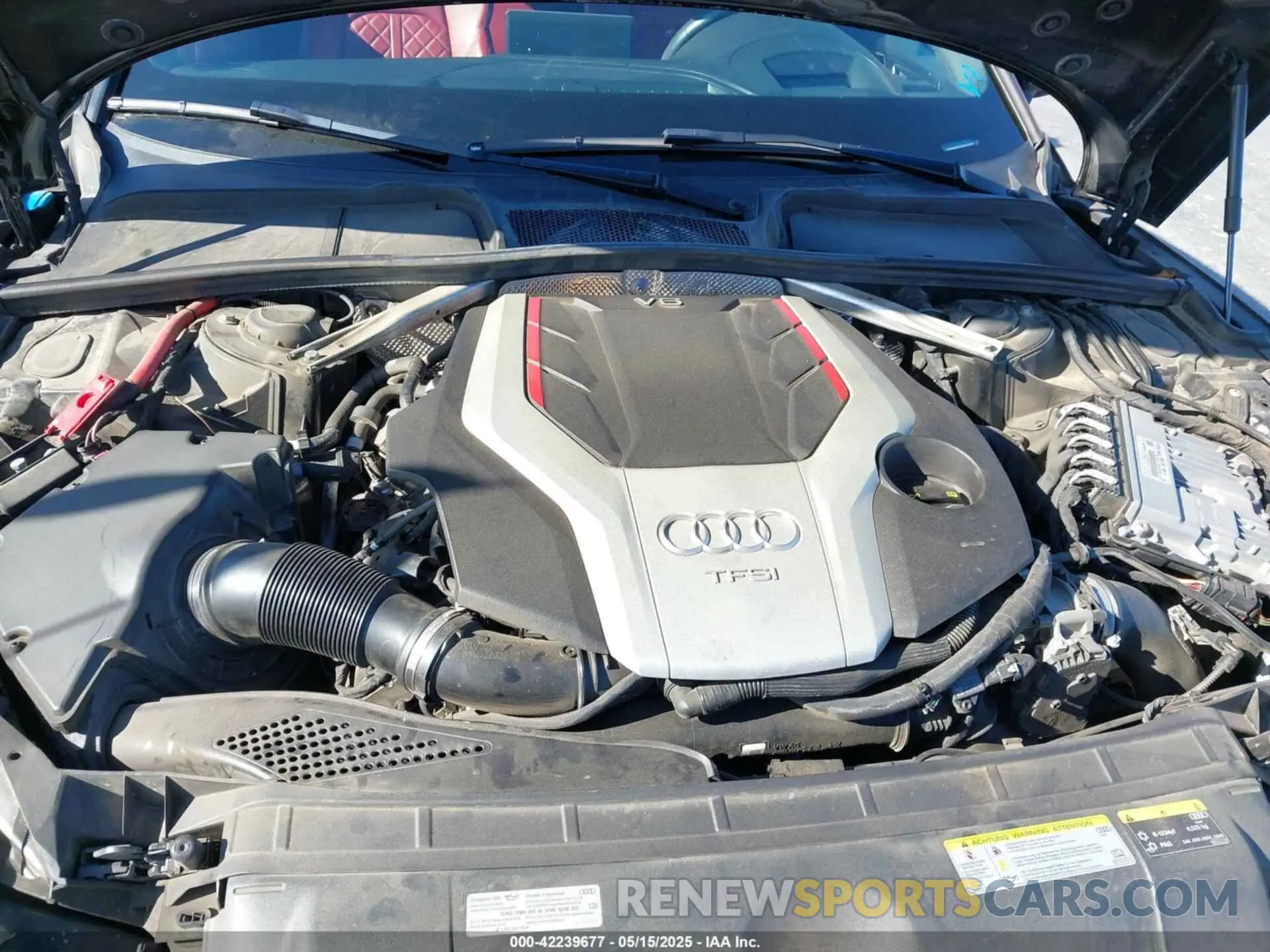 10 fotografías del automóvil dañado WAUR4AF56KA058869 AUDI S5 2019