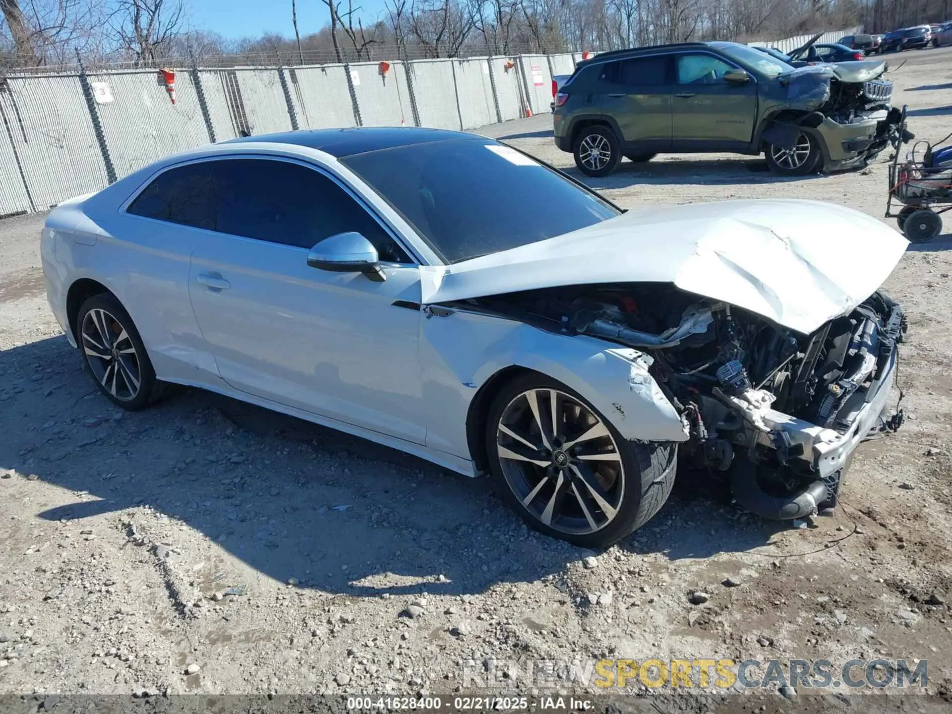 1 fotografías del automóvil dañado WAUP4AF54NA031486 AUDI S5 2022