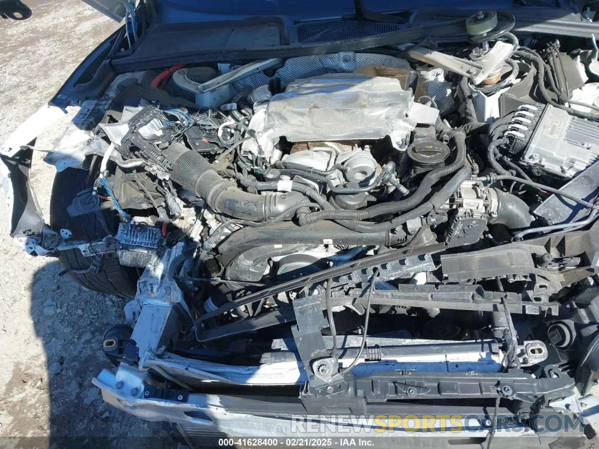 10 fotografías del automóvil dañado WAUP4AF54NA031486 AUDI S5 2022