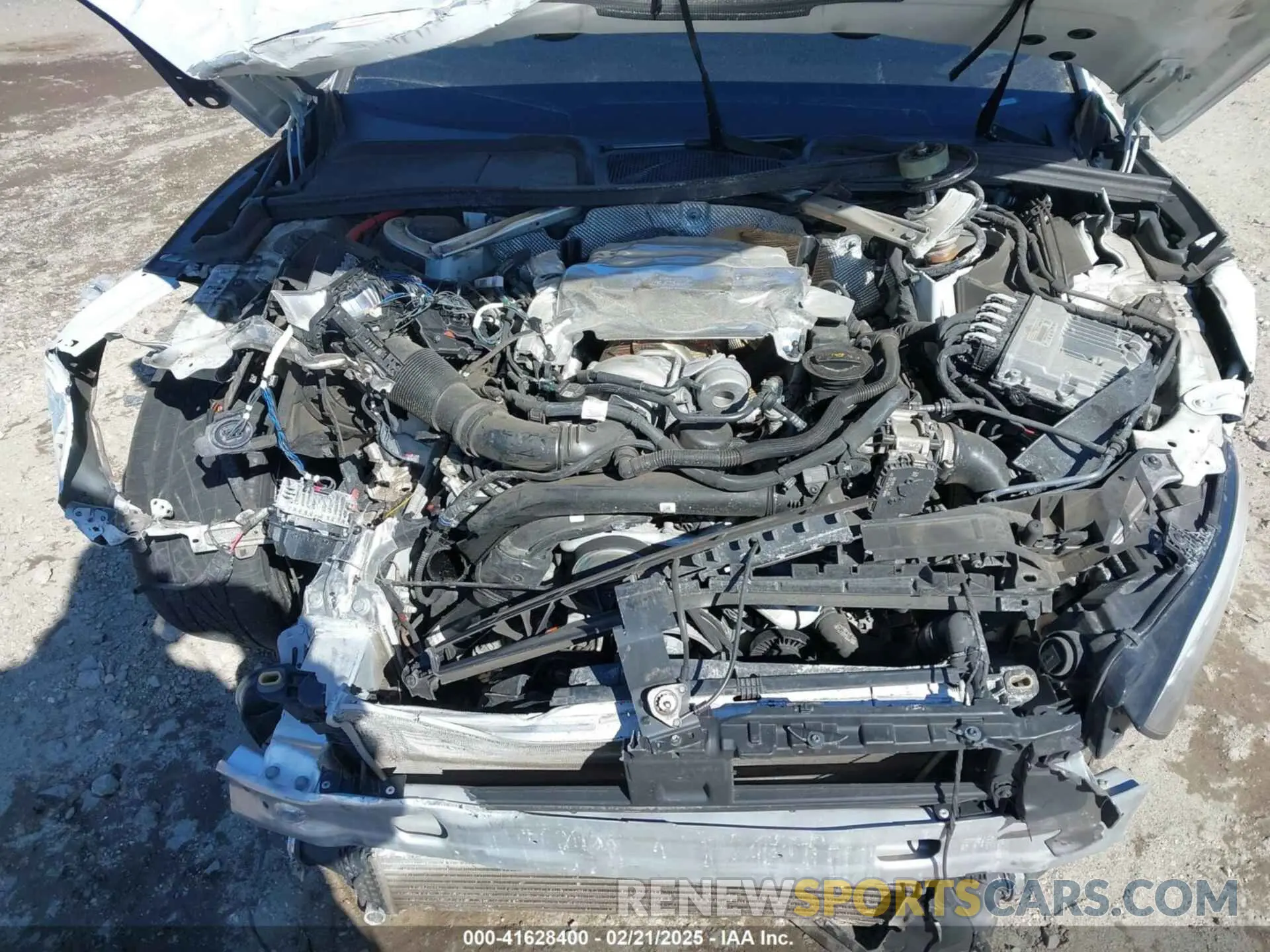 6 fotografías del automóvil dañado WAUP4AF54NA031486 AUDI S5 2022