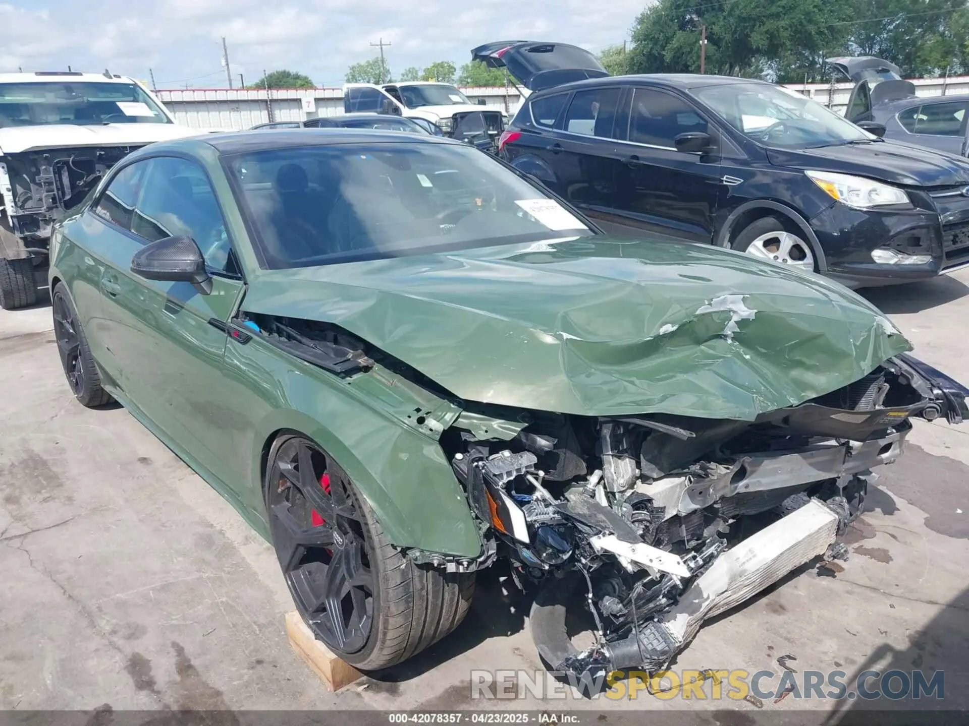 1 fotografías del automóvil dañado WAUP4AF55NA033974 AUDI S5 2022