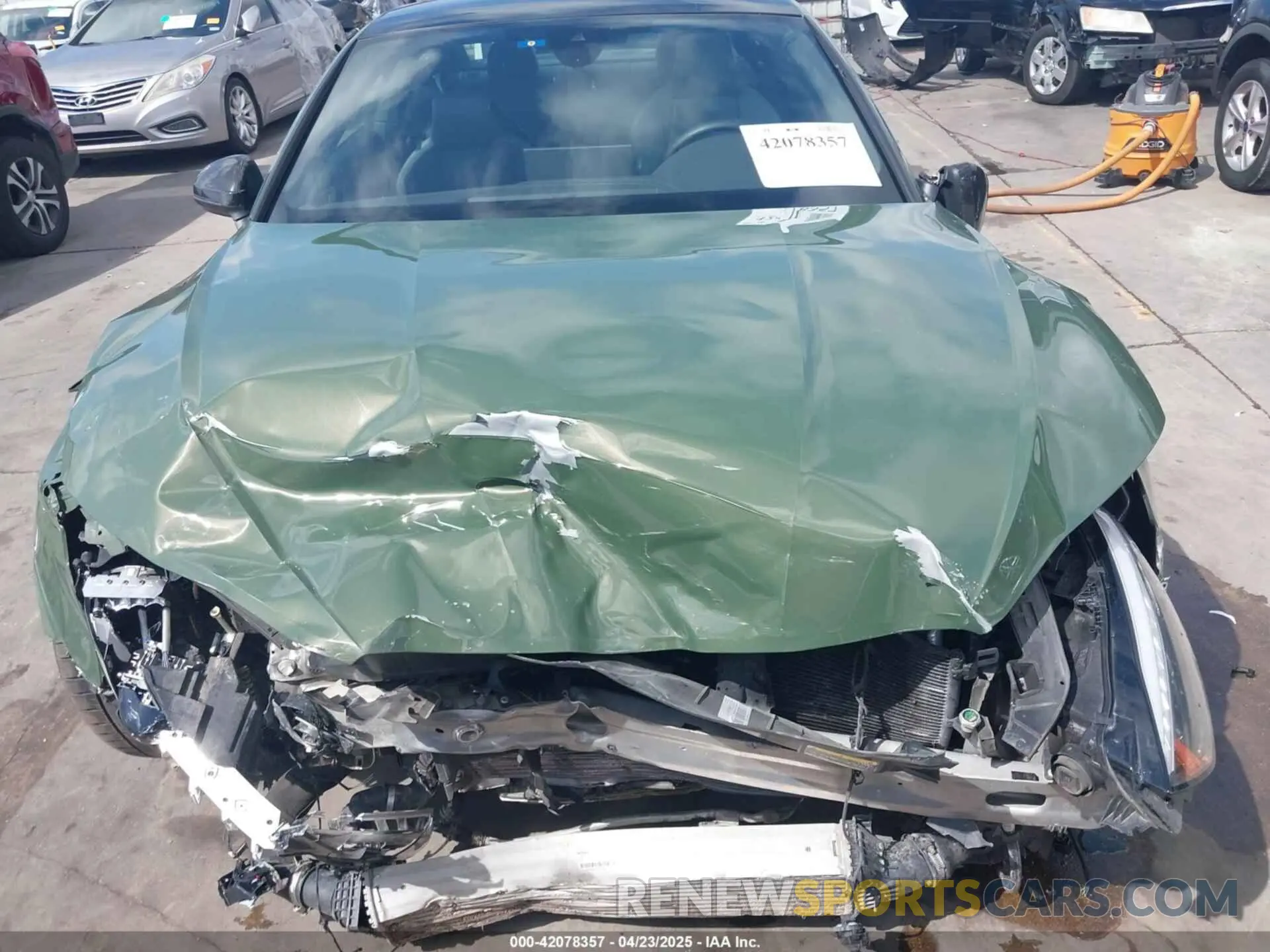 13 fotografías del automóvil dañado WAUP4AF55NA033974 AUDI S5 2022