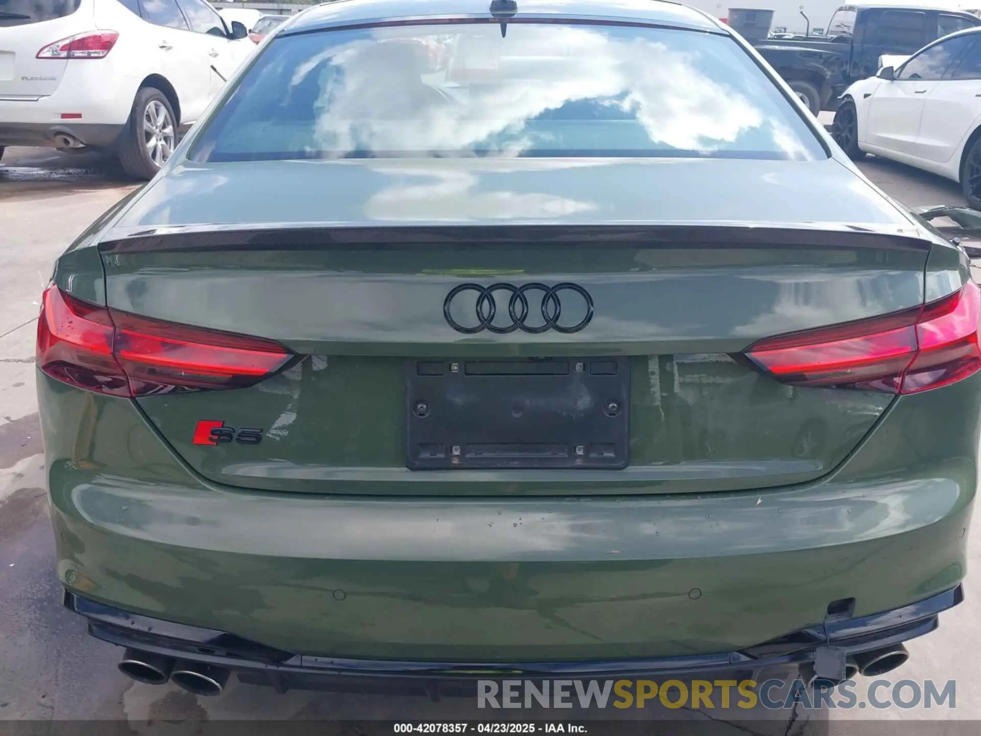 17 fotografías del automóvil dañado WAUP4AF55NA033974 AUDI S5 2022