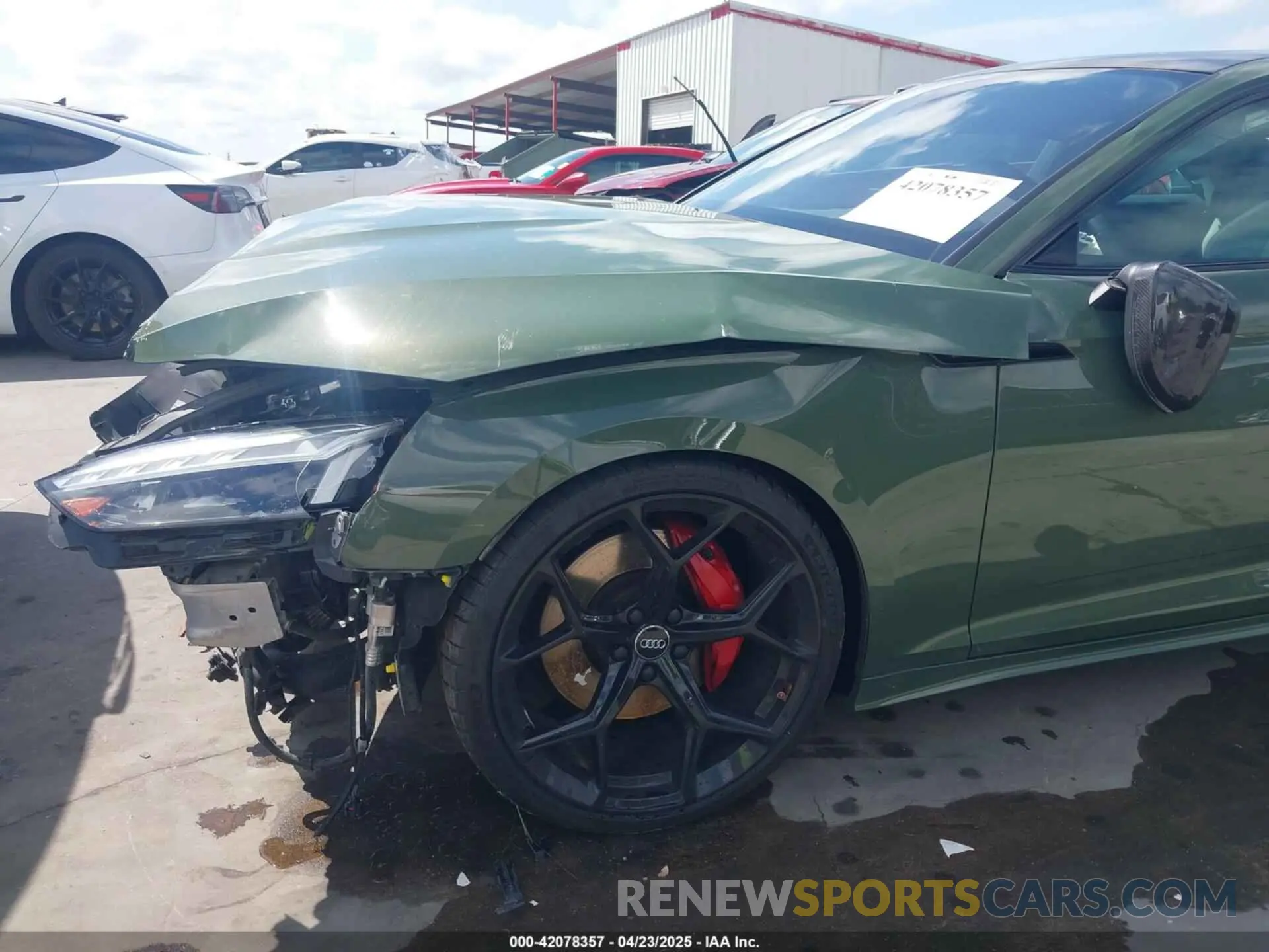 18 fotografías del automóvil dañado WAUP4AF55NA033974 AUDI S5 2022