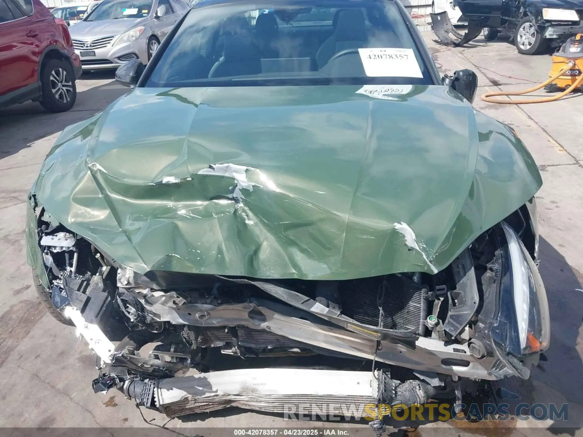 6 fotografías del automóvil dañado WAUP4AF55NA033974 AUDI S5 2022