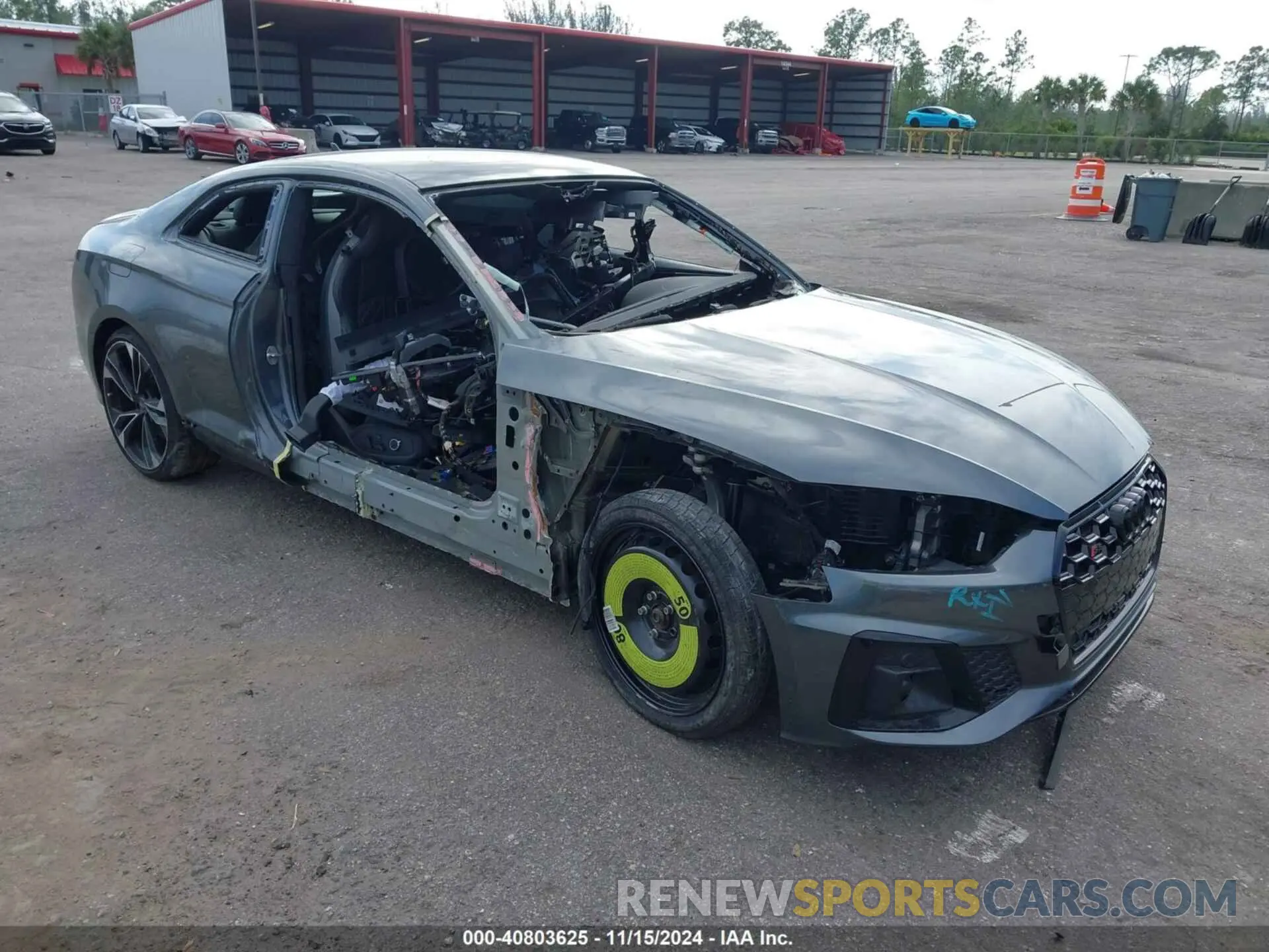 1 fotografías del automóvil dañado WAUP4AF5XPA039188 AUDI S5 2023