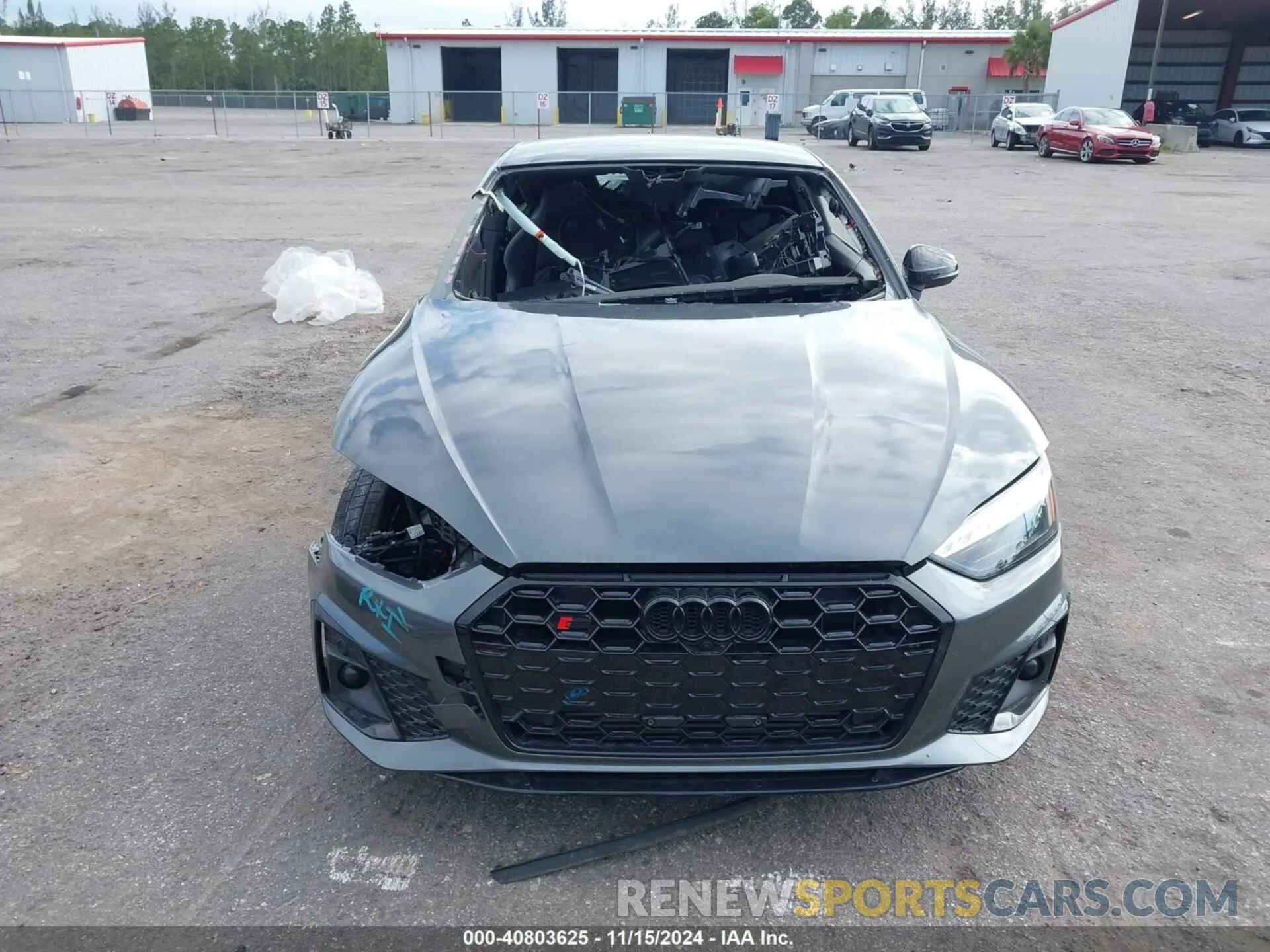 12 fotografías del automóvil dañado WAUP4AF5XPA039188 AUDI S5 2023