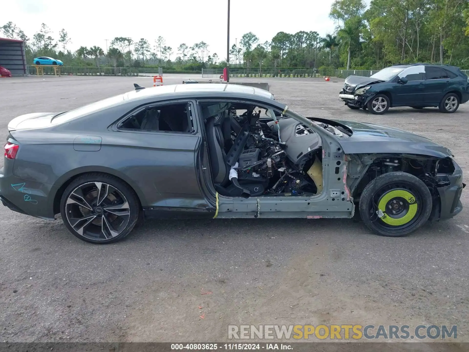 13 fotografías del automóvil dañado WAUP4AF5XPA039188 AUDI S5 2023