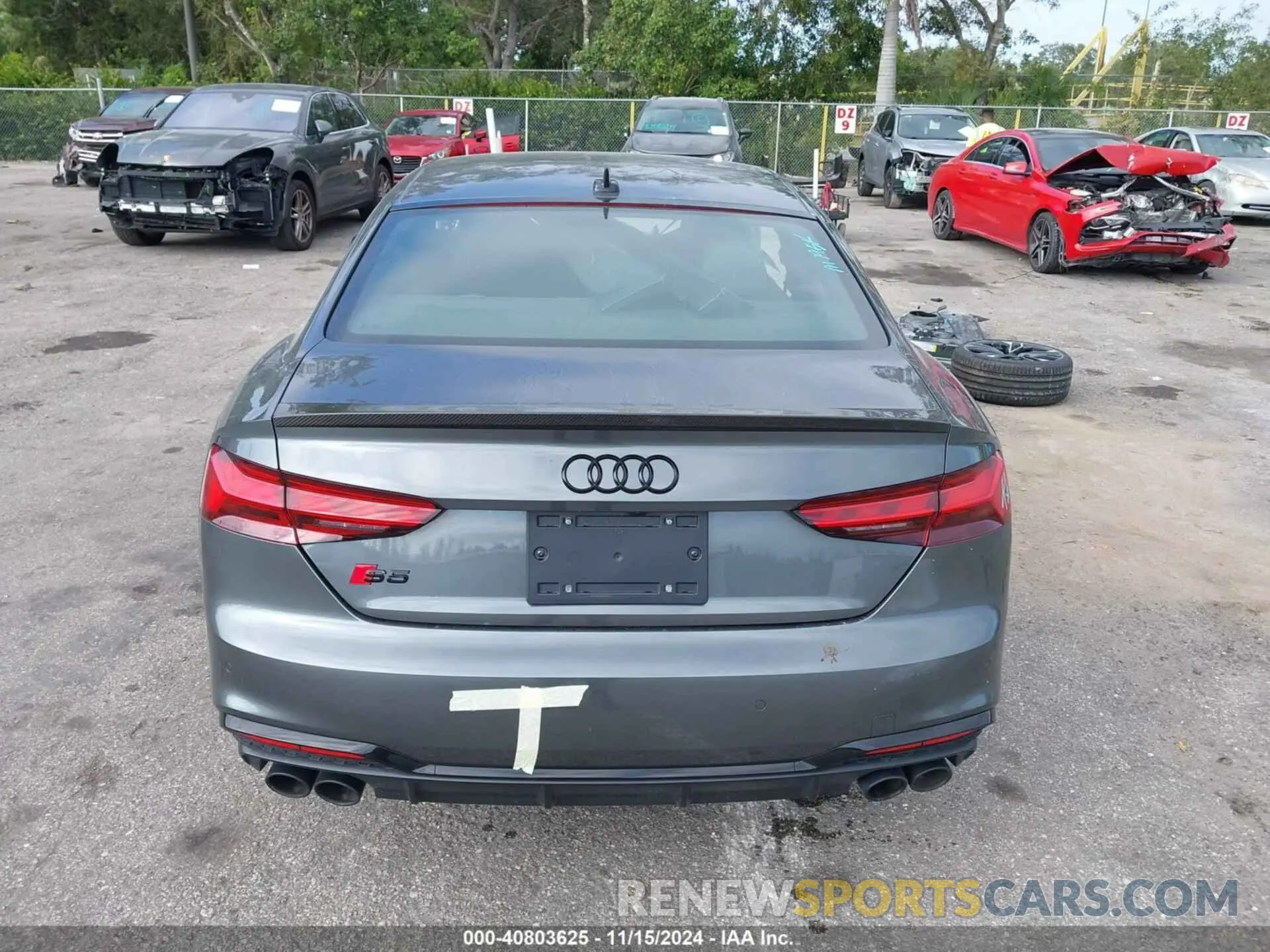 16 fotografías del automóvil dañado WAUP4AF5XPA039188 AUDI S5 2023