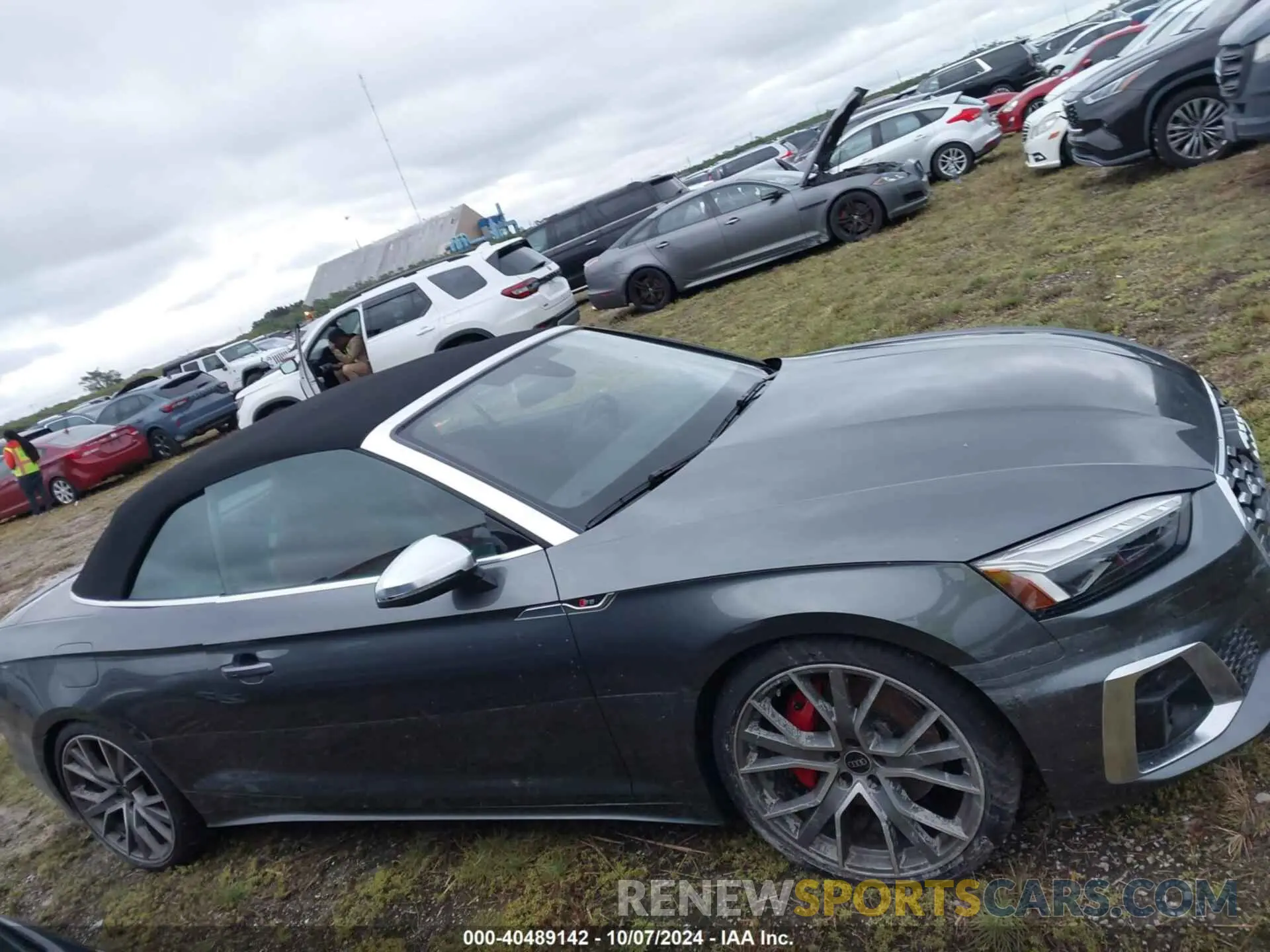 12 fotografías del automóvil dañado WAUY4GF57PN004351 AUDI S5 2023