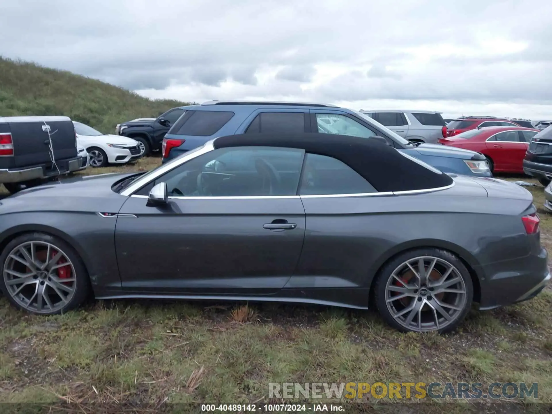 13 fotografías del automóvil dañado WAUY4GF57PN004351 AUDI S5 2023