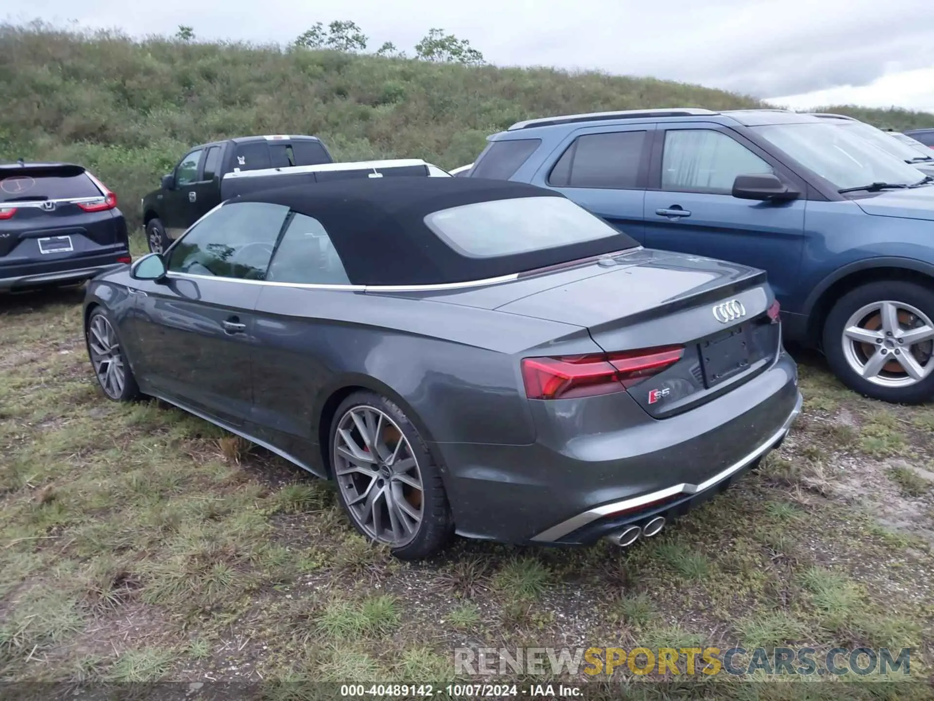 3 fotografías del automóvil dañado WAUY4GF57PN004351 AUDI S5 2023