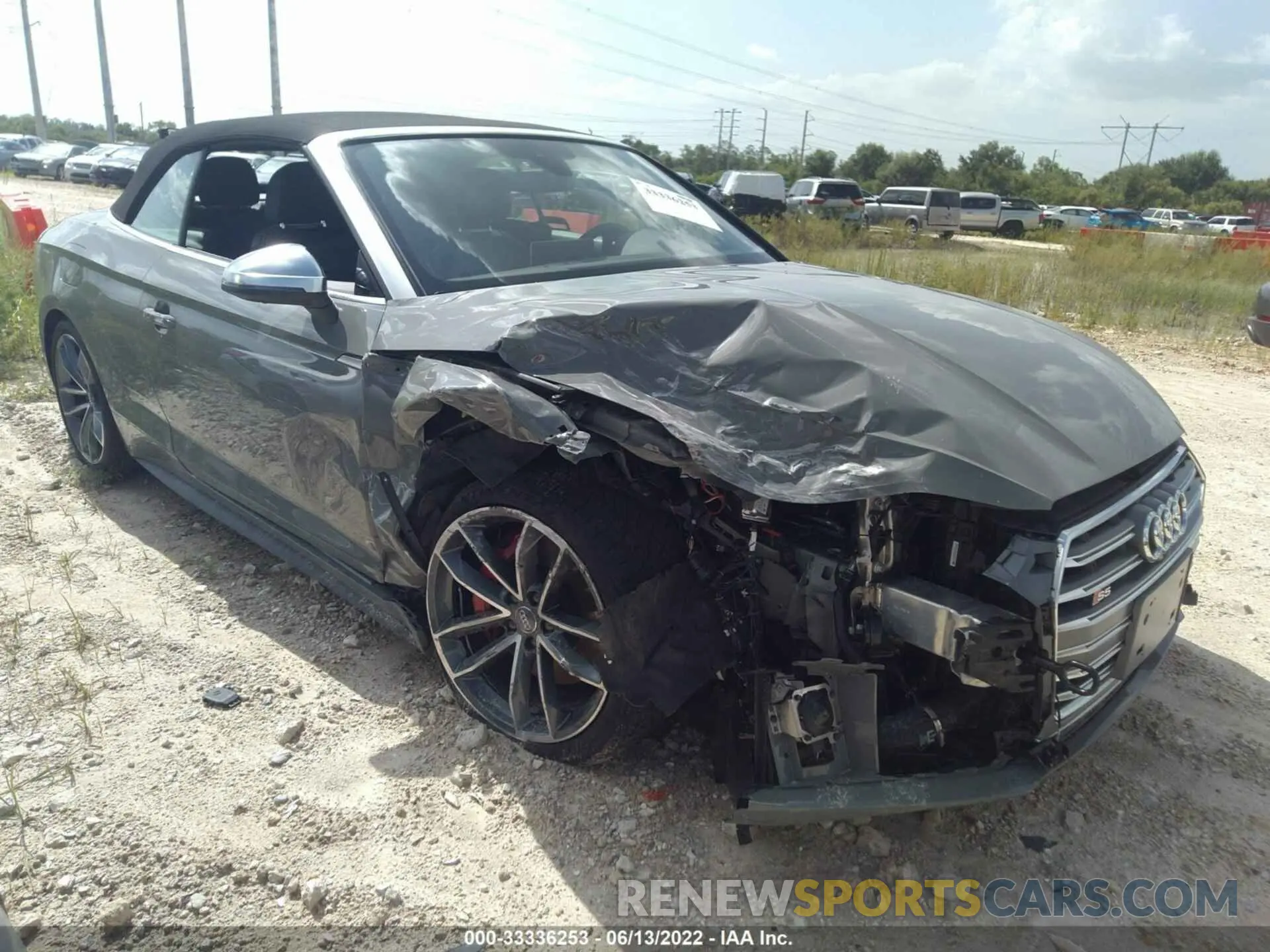 1 fotografías del automóvil dañado WAU24GF5XKN011020 AUDI S5 CABRIOLET 2019