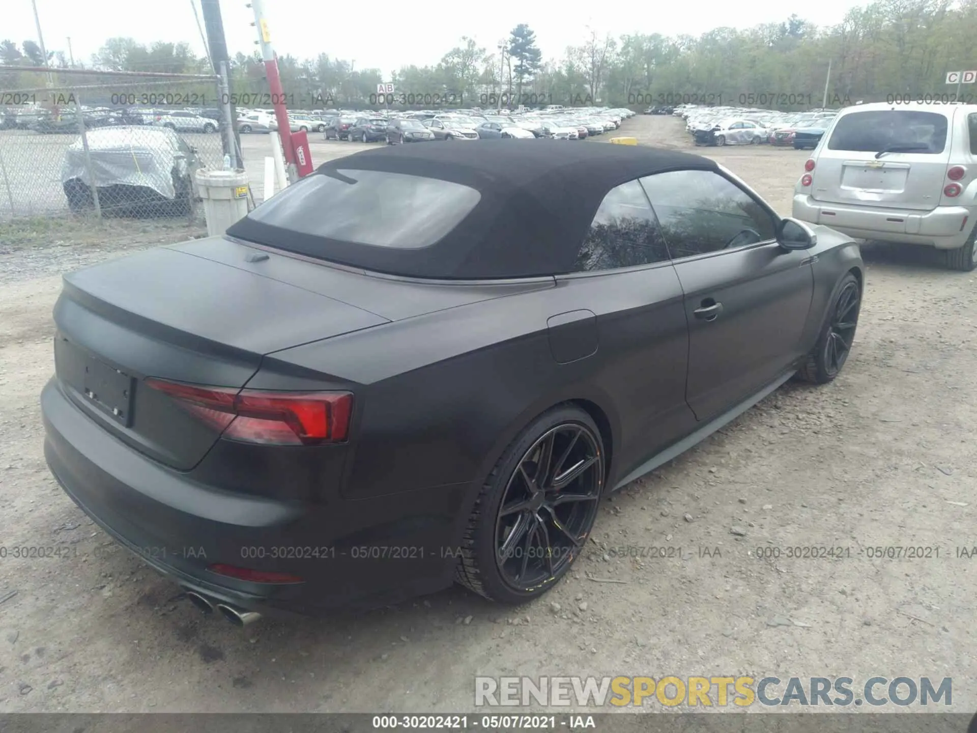 4 fotografías del automóvil dañado WAUY4GF50KN002126 AUDI S5 CABRIOLET 2019