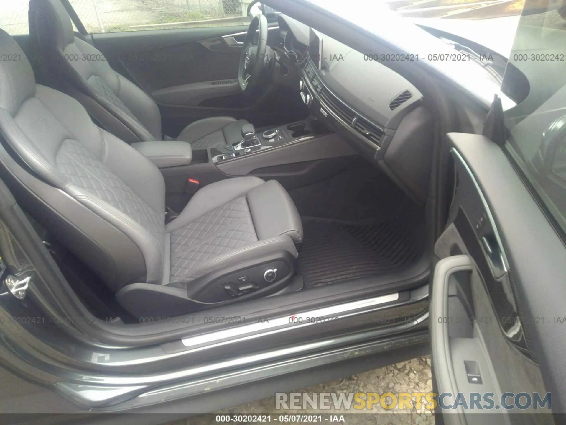 5 fotografías del automóvil dañado WAUY4GF50KN002126 AUDI S5 CABRIOLET 2019