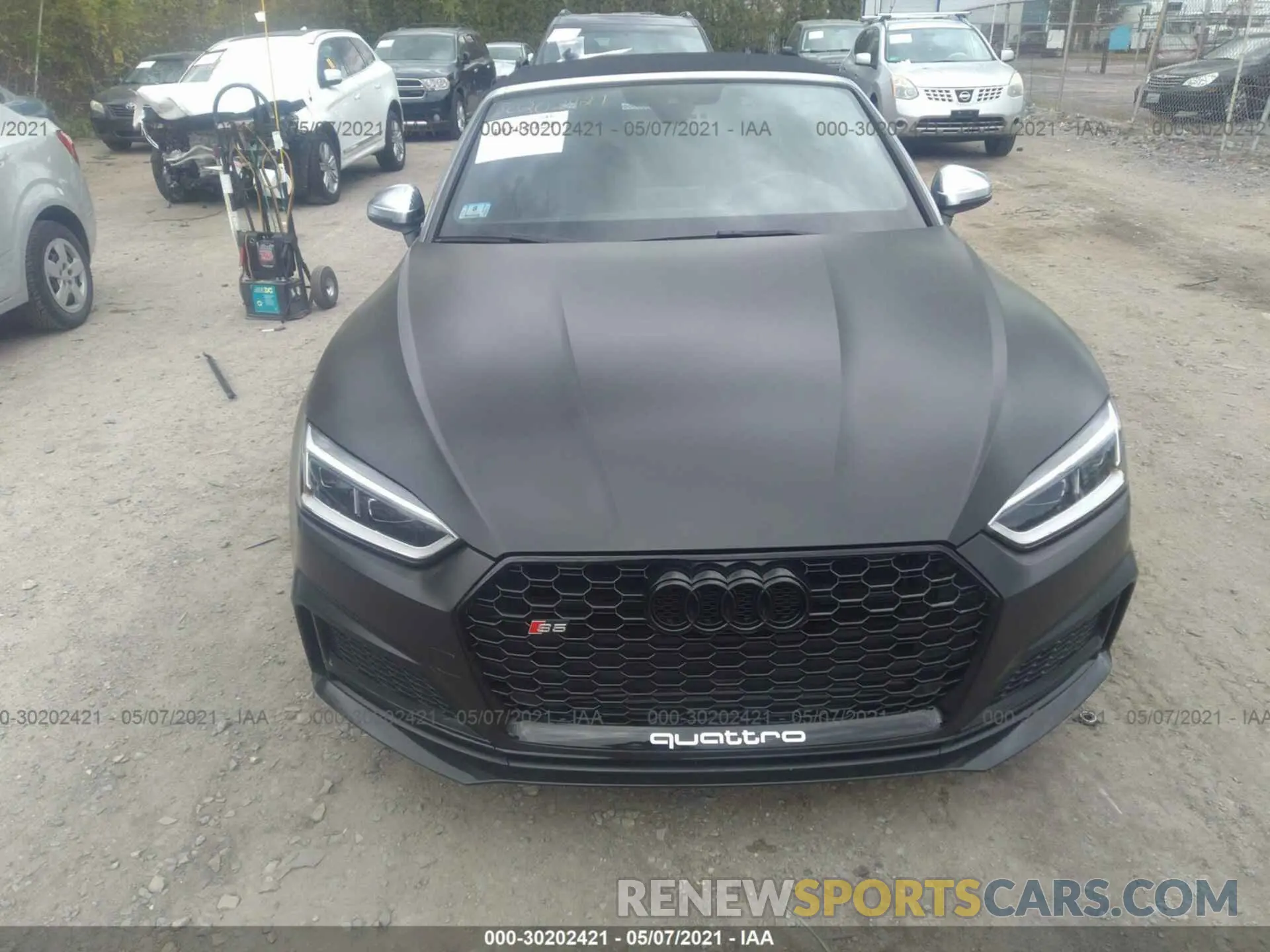 6 fotografías del automóvil dañado WAUY4GF50KN002126 AUDI S5 CABRIOLET 2019