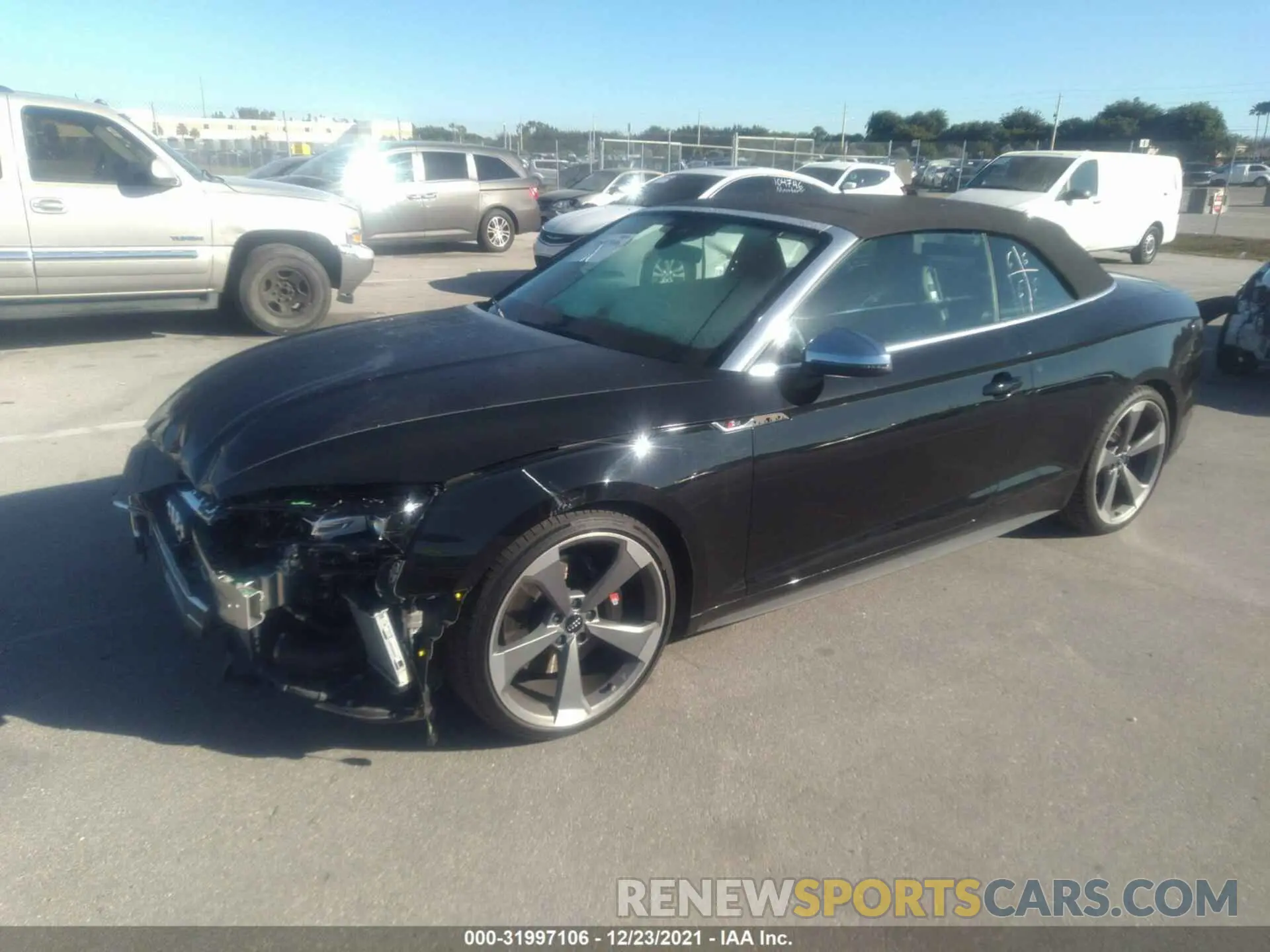 2 fotografías del automóvil dañado WAUY4GF56KN009582 AUDI S5 CABRIOLET 2019
