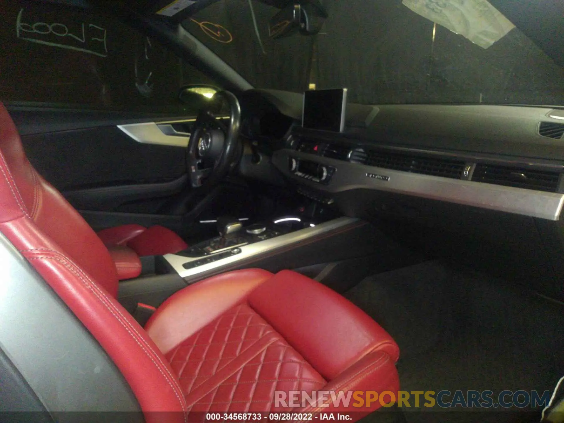 5 fotografías del automóvil dañado WAUY4GF57KN001295 AUDI S5 CABRIOLET 2019