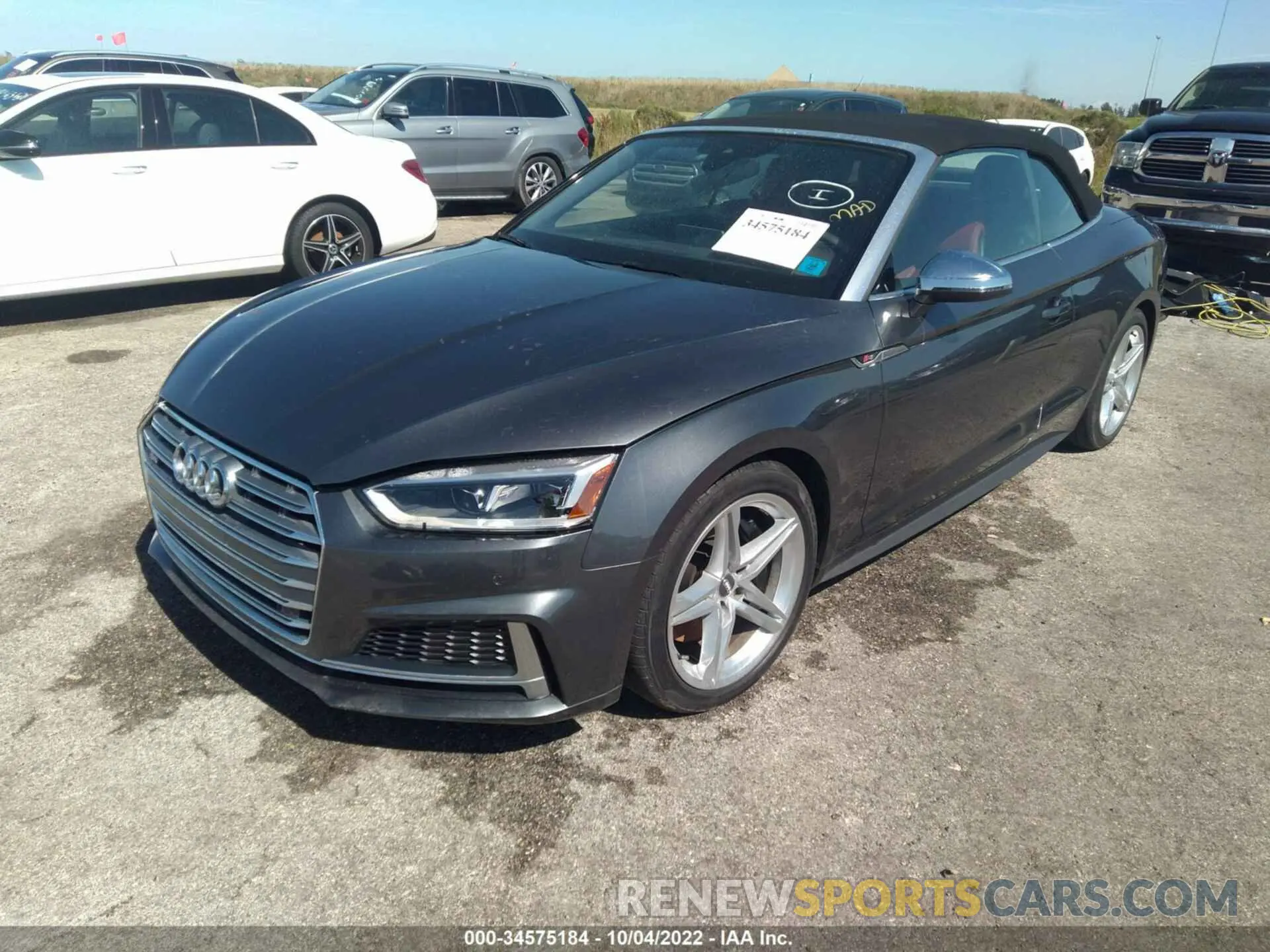 2 fotografías del automóvil dañado WAUY4GF59KN007339 AUDI S5 CABRIOLET 2019