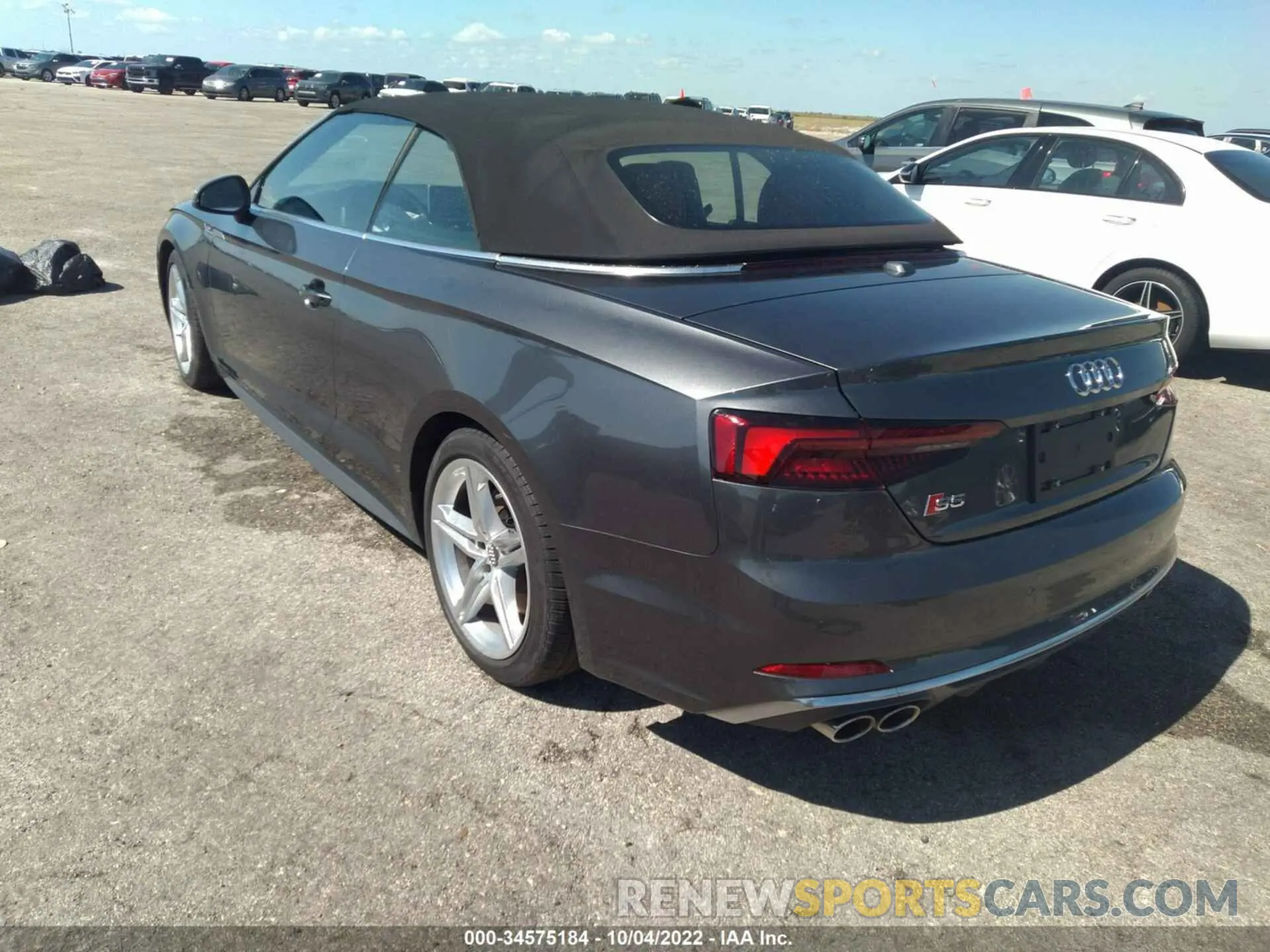 3 fotografías del automóvil dañado WAUY4GF59KN007339 AUDI S5 CABRIOLET 2019