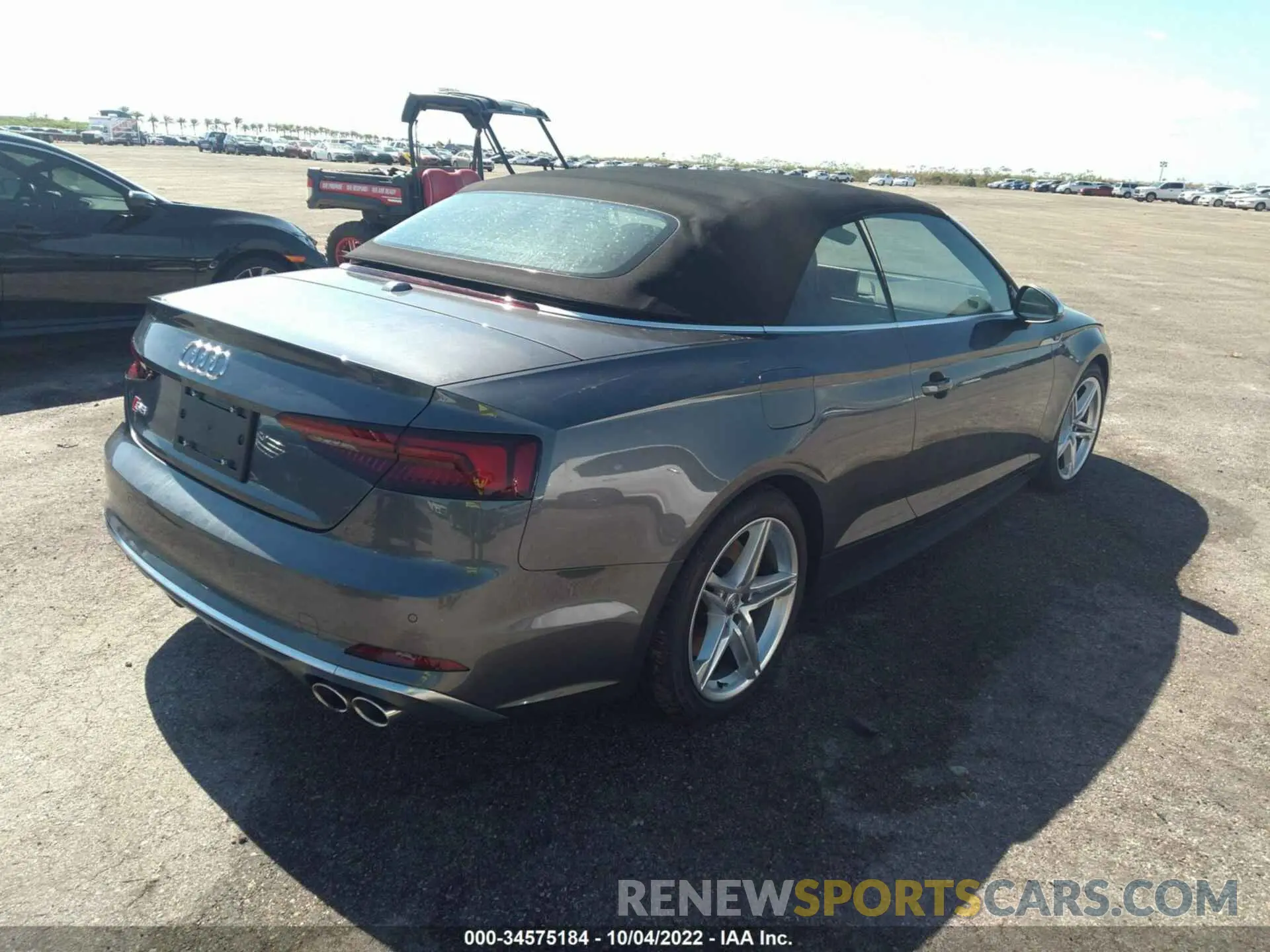 4 fotografías del automóvil dañado WAUY4GF59KN007339 AUDI S5 CABRIOLET 2019