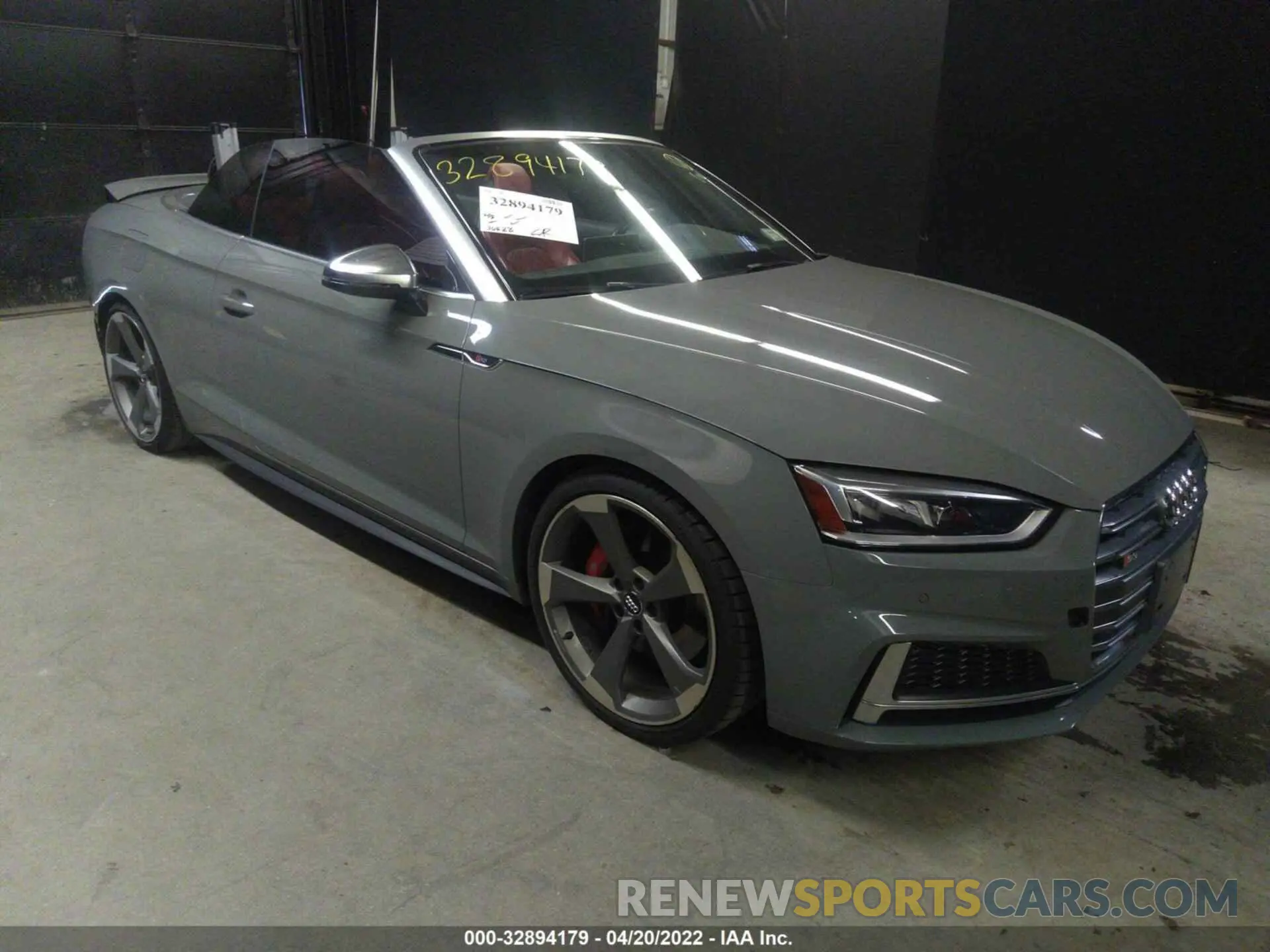 1 fotografías del automóvil dañado WAUY4GF5XKN000738 AUDI S5 CABRIOLET 2019